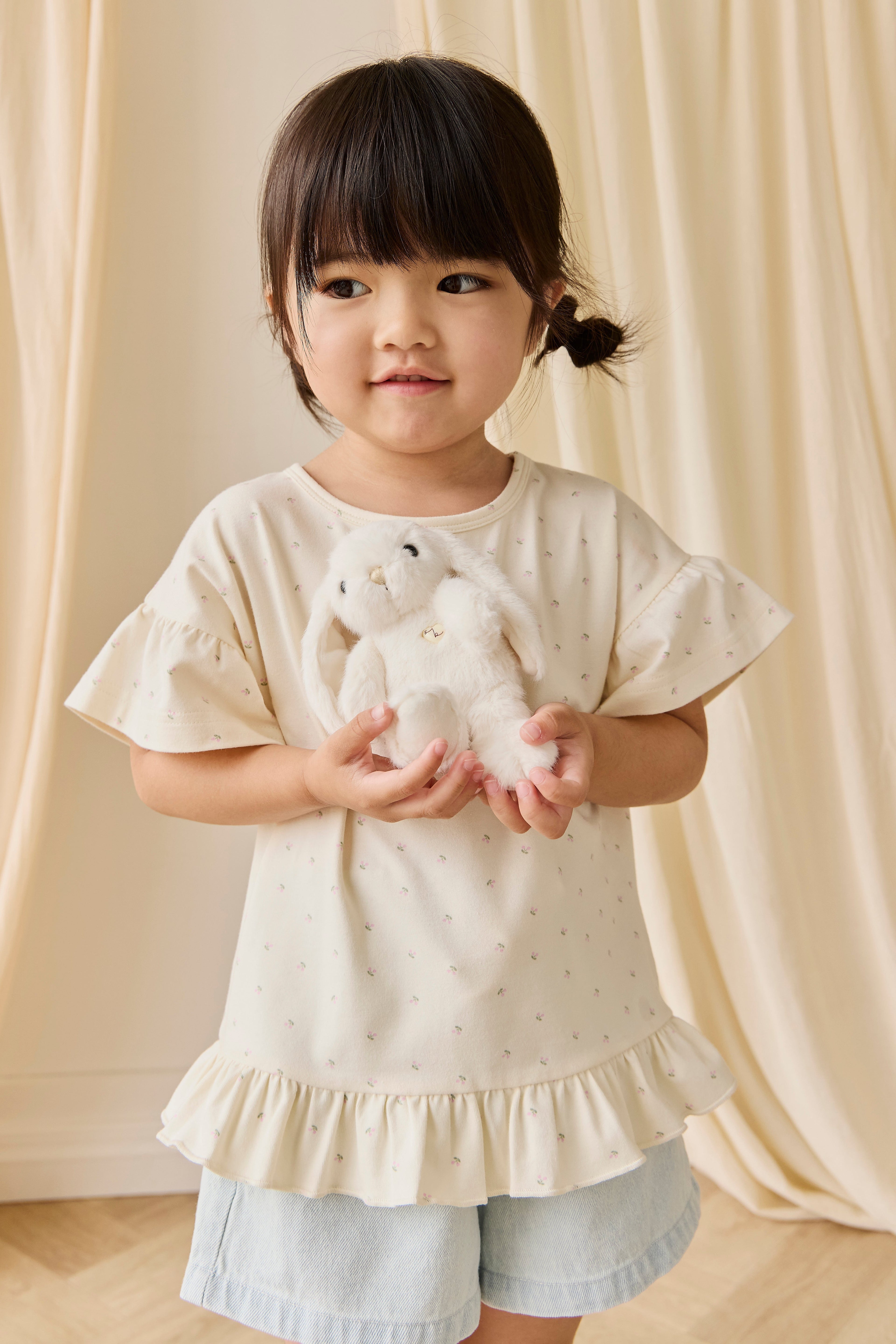 Organic Cotton Caydence Top - Ditsy Cherries