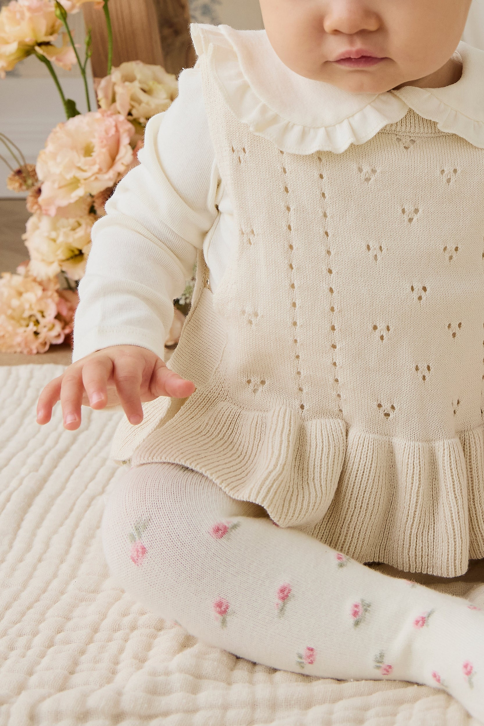Erica Knitted Top - Vanilla