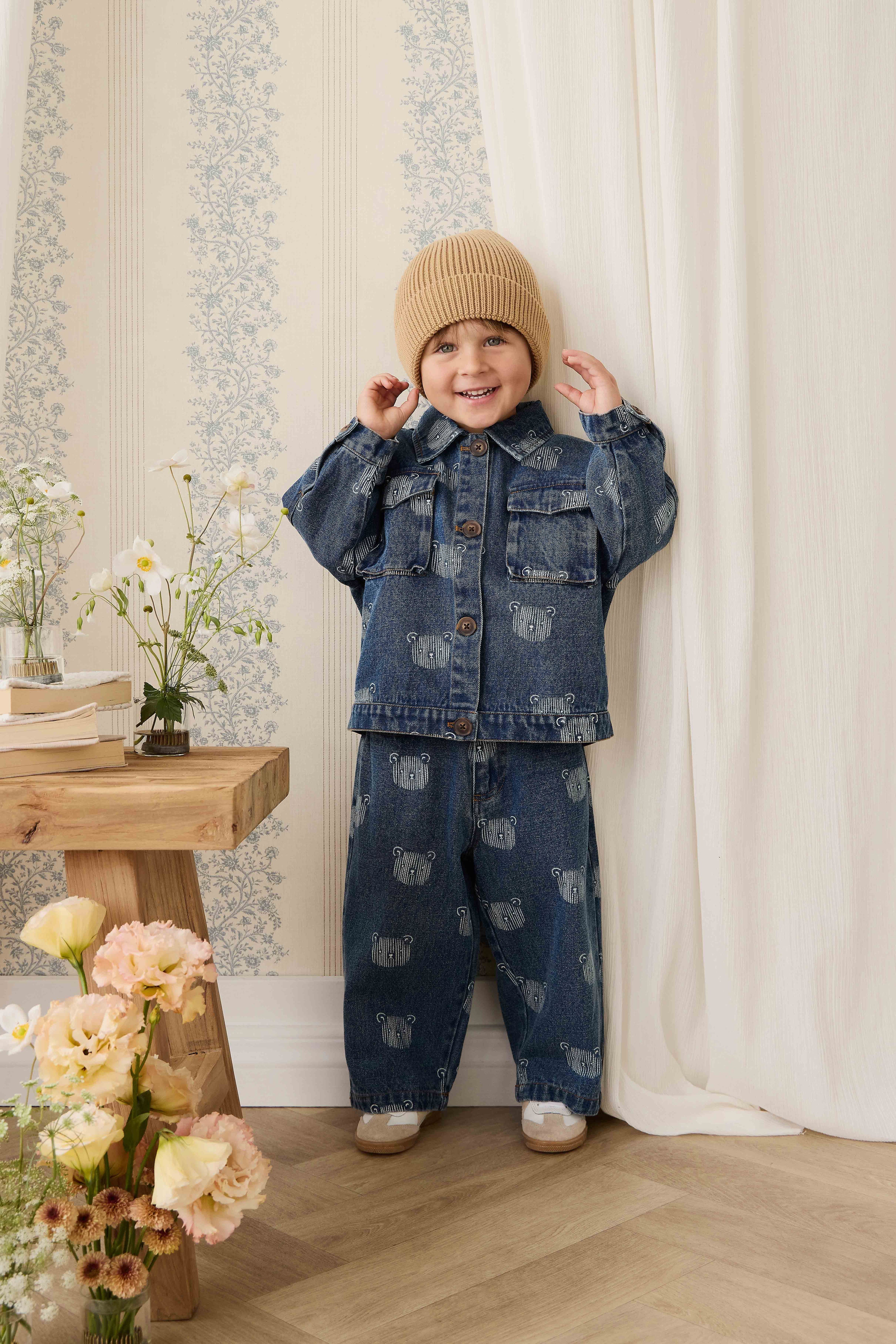 Linus Denim Pant - Teddy Face Denim
