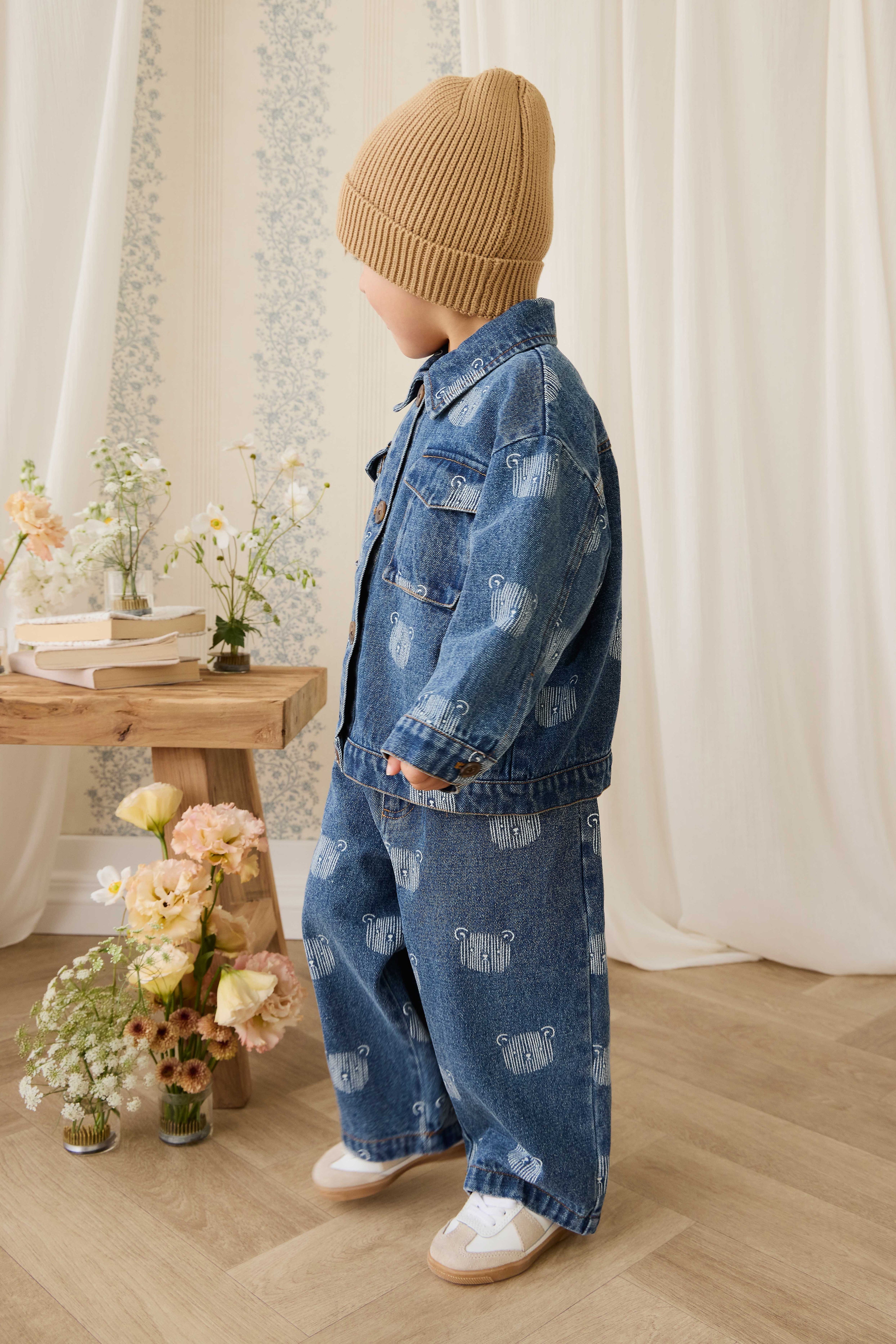 Linus Denim Pant - Teddy Face Denim