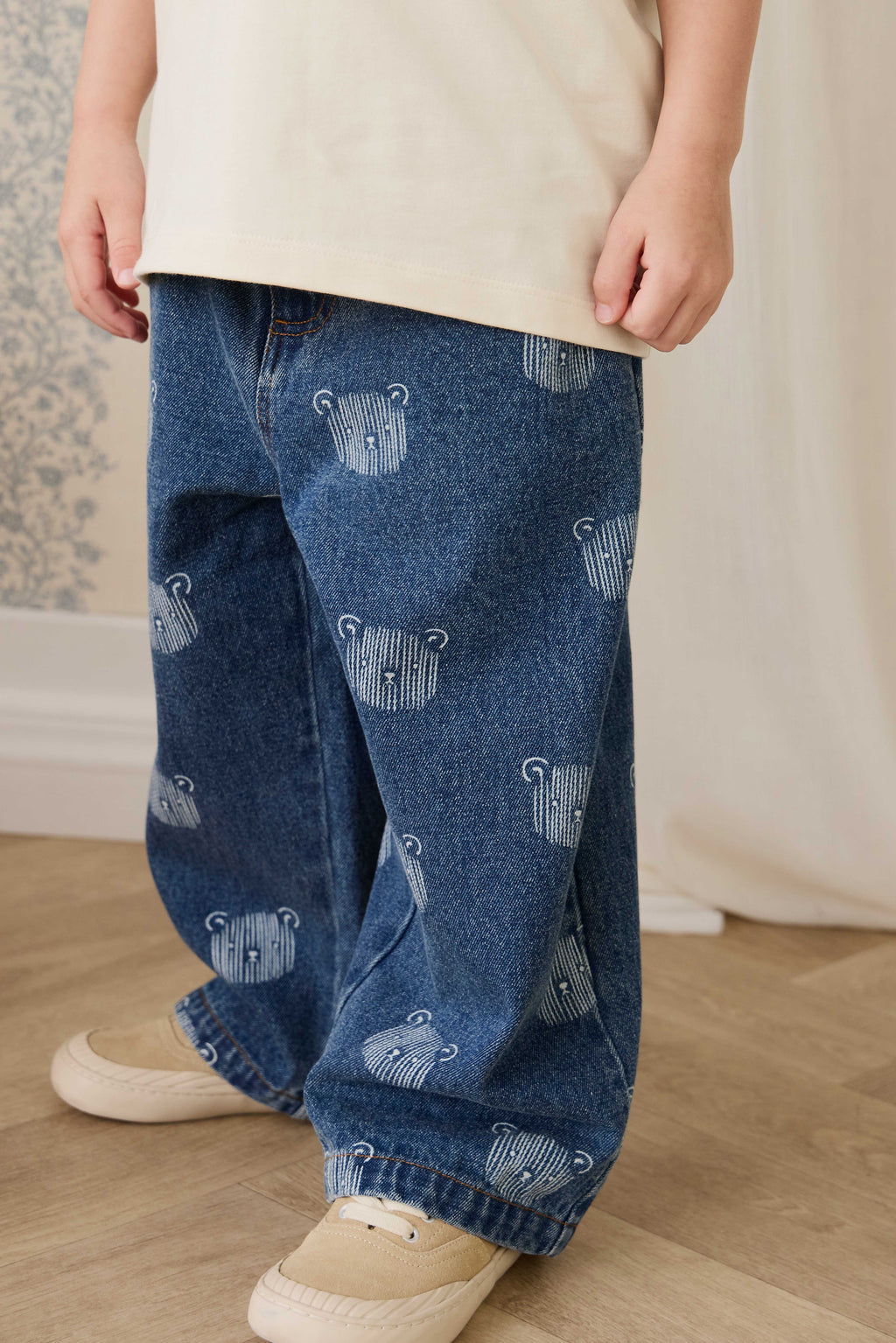 Linus Denim Pant - Teddy Face Denim