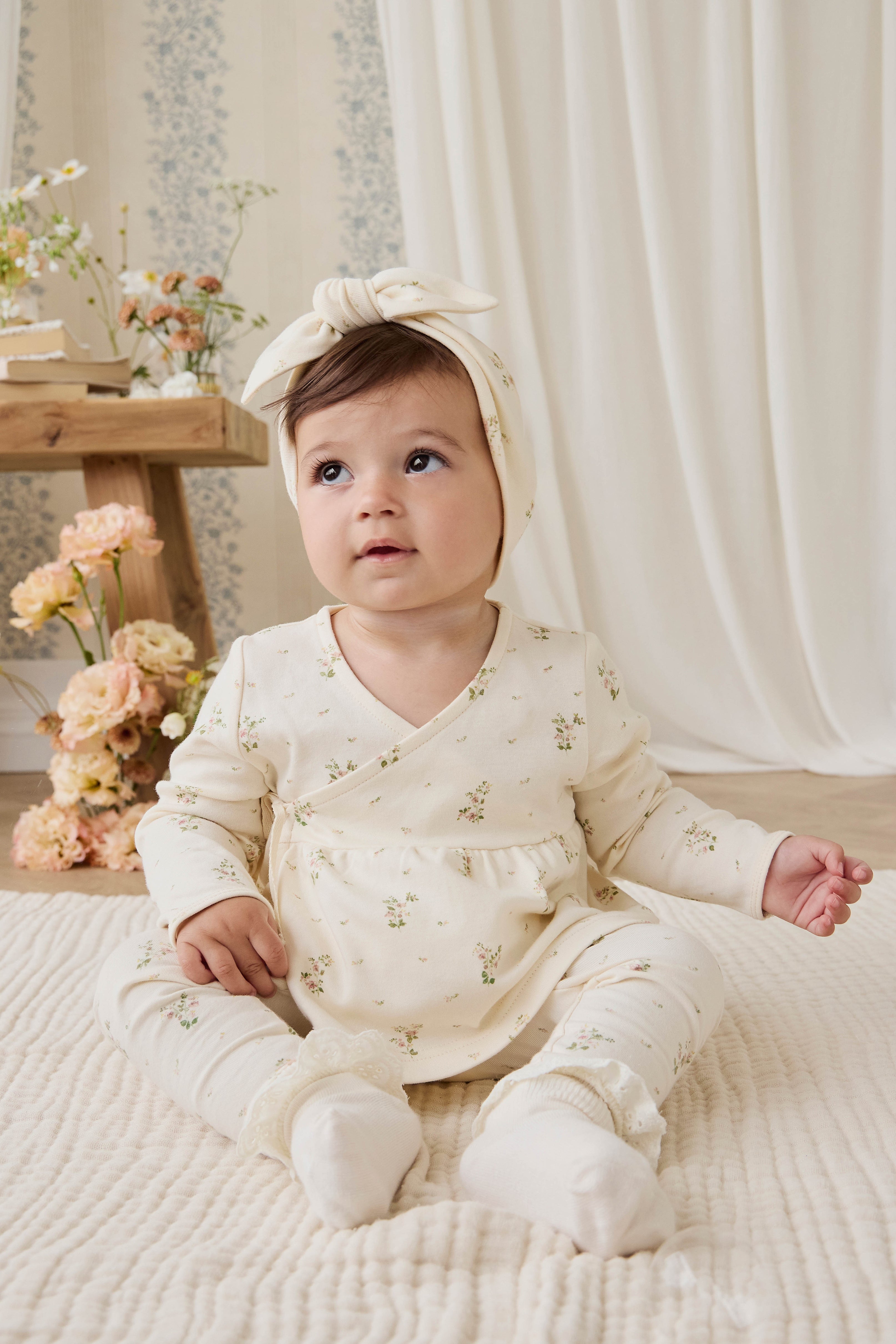 Organic Cotton Everyday Legging - Josepha Egret Small