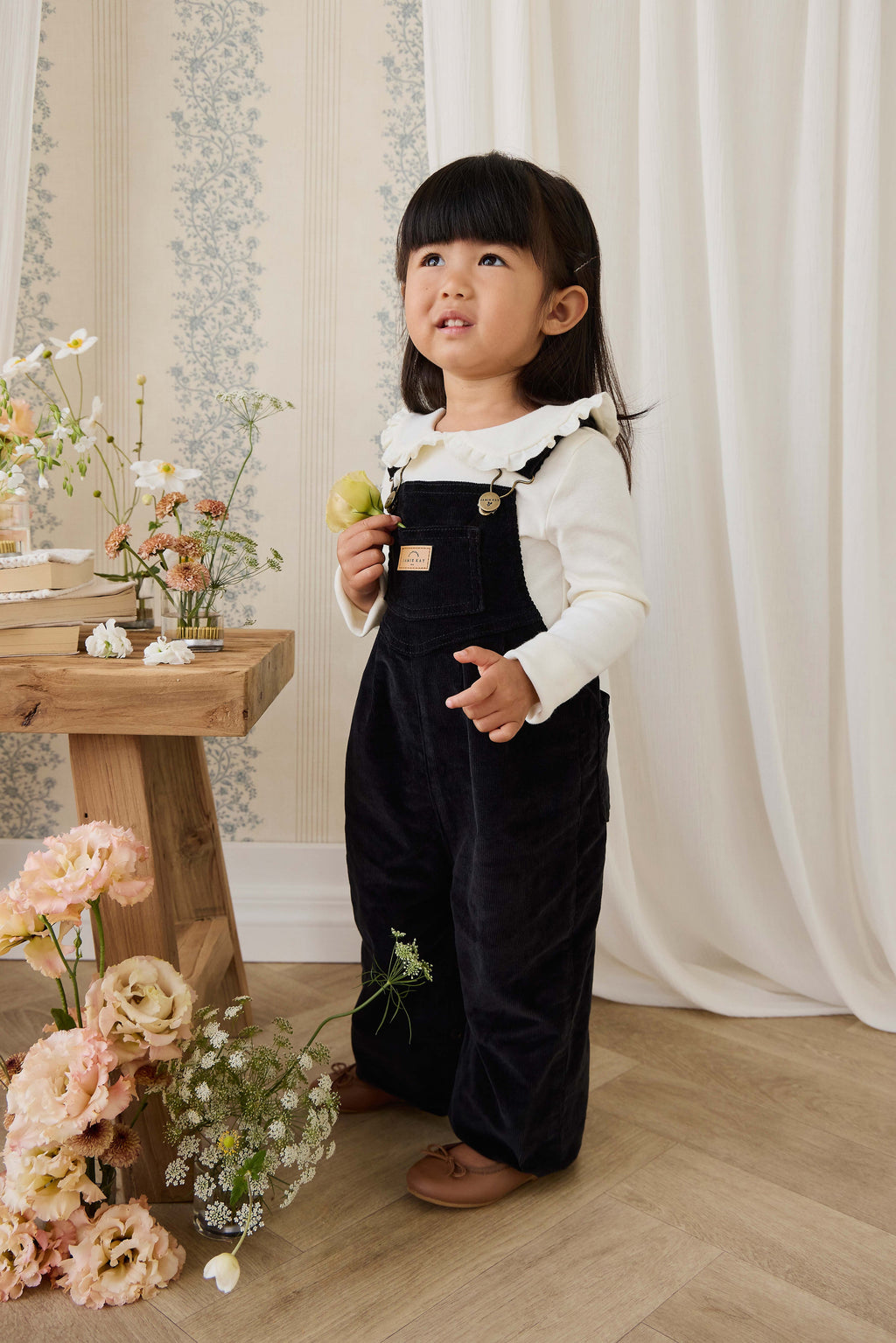 Adelaide Overall - Black Sesame