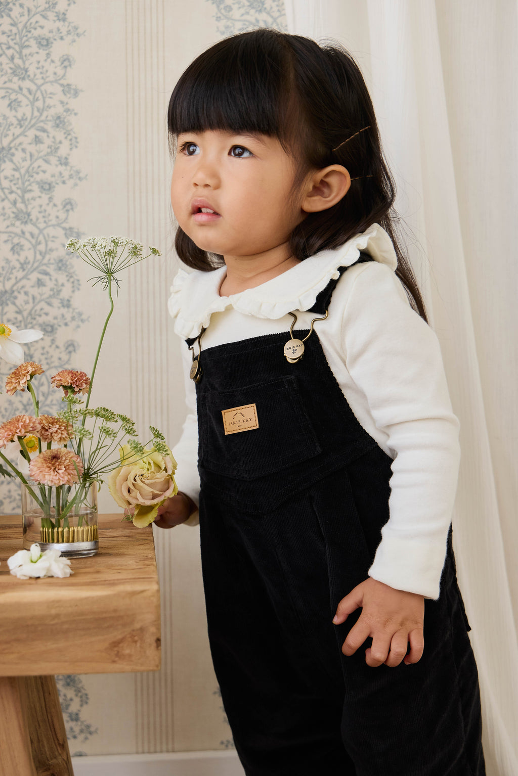 Adelaide Overall - Black Sesame
