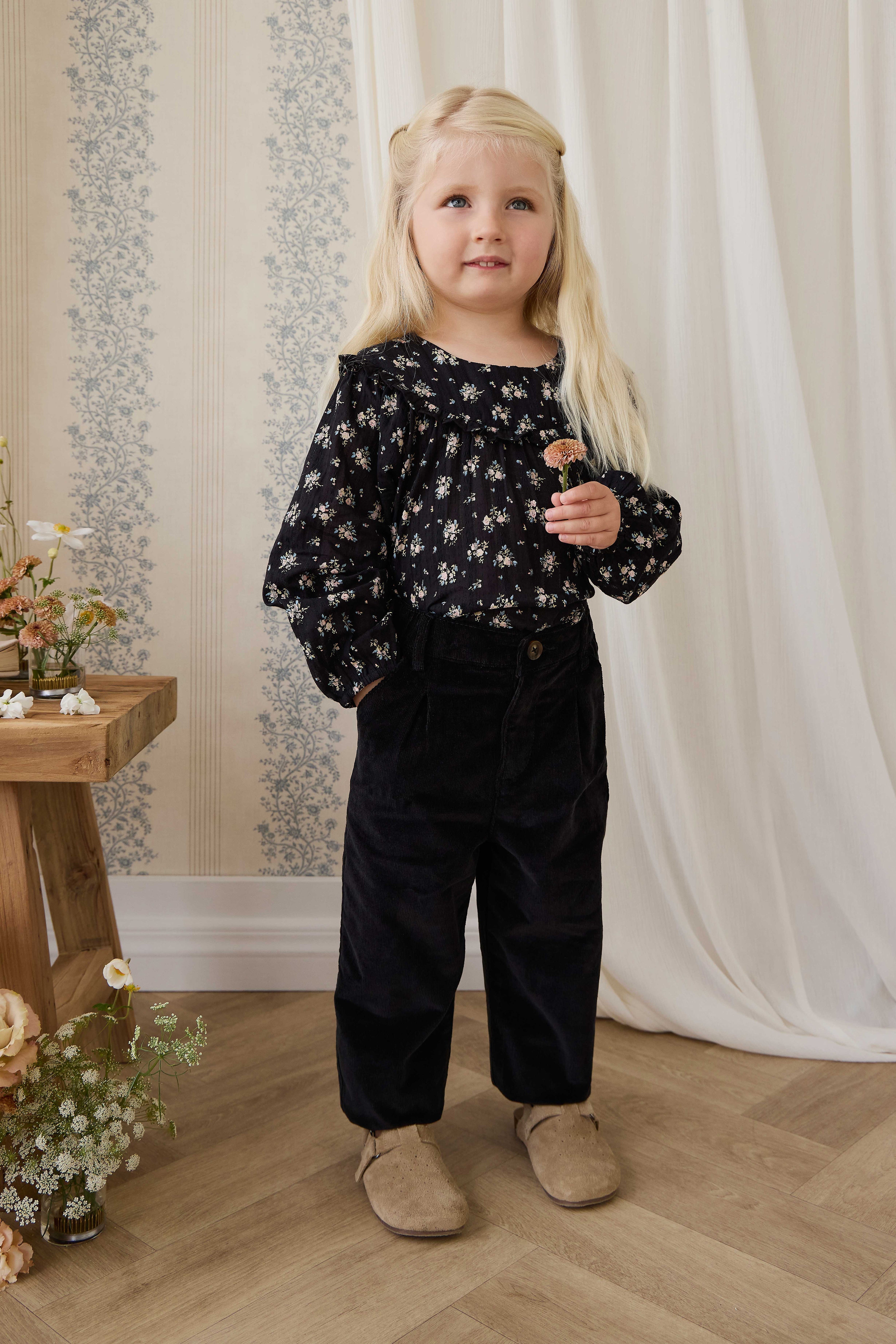 Adelaide Pant - Black Sesame