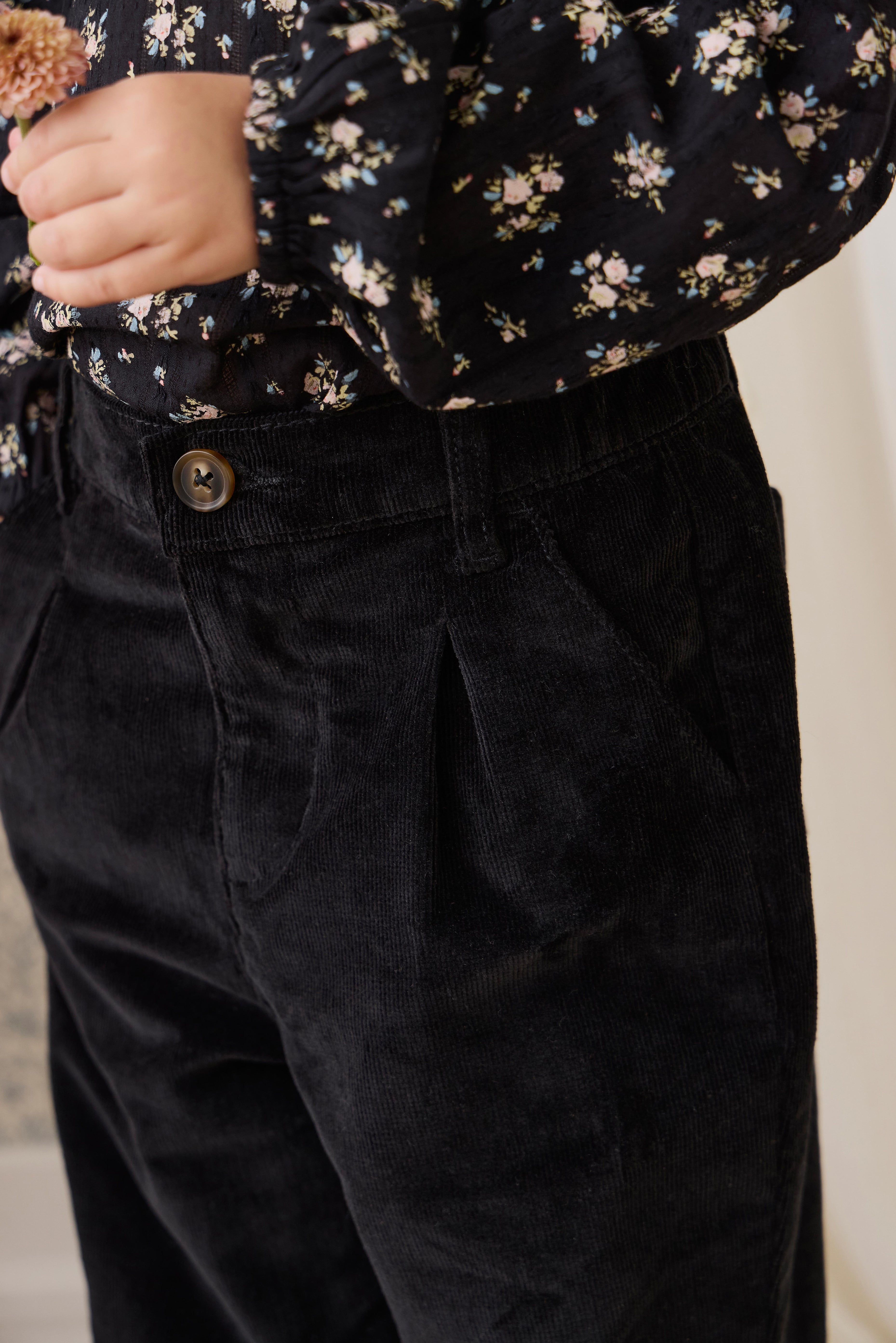 Adelaide Pant - Black Sesame