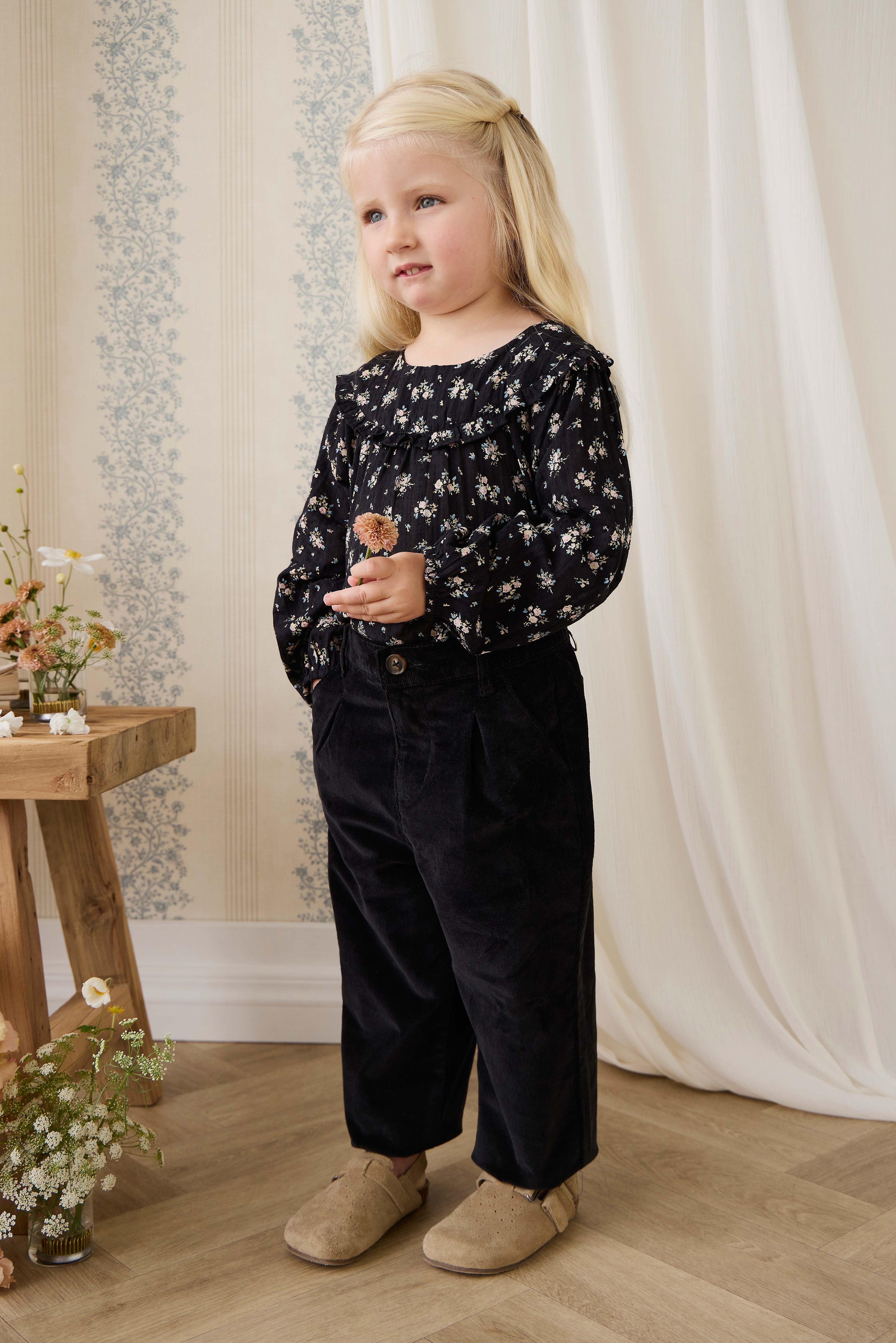 Adelaide Pant - Black Sesame