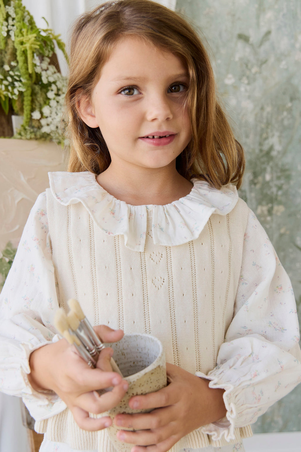 Organic Cotton Muslin Christabel Blouse
