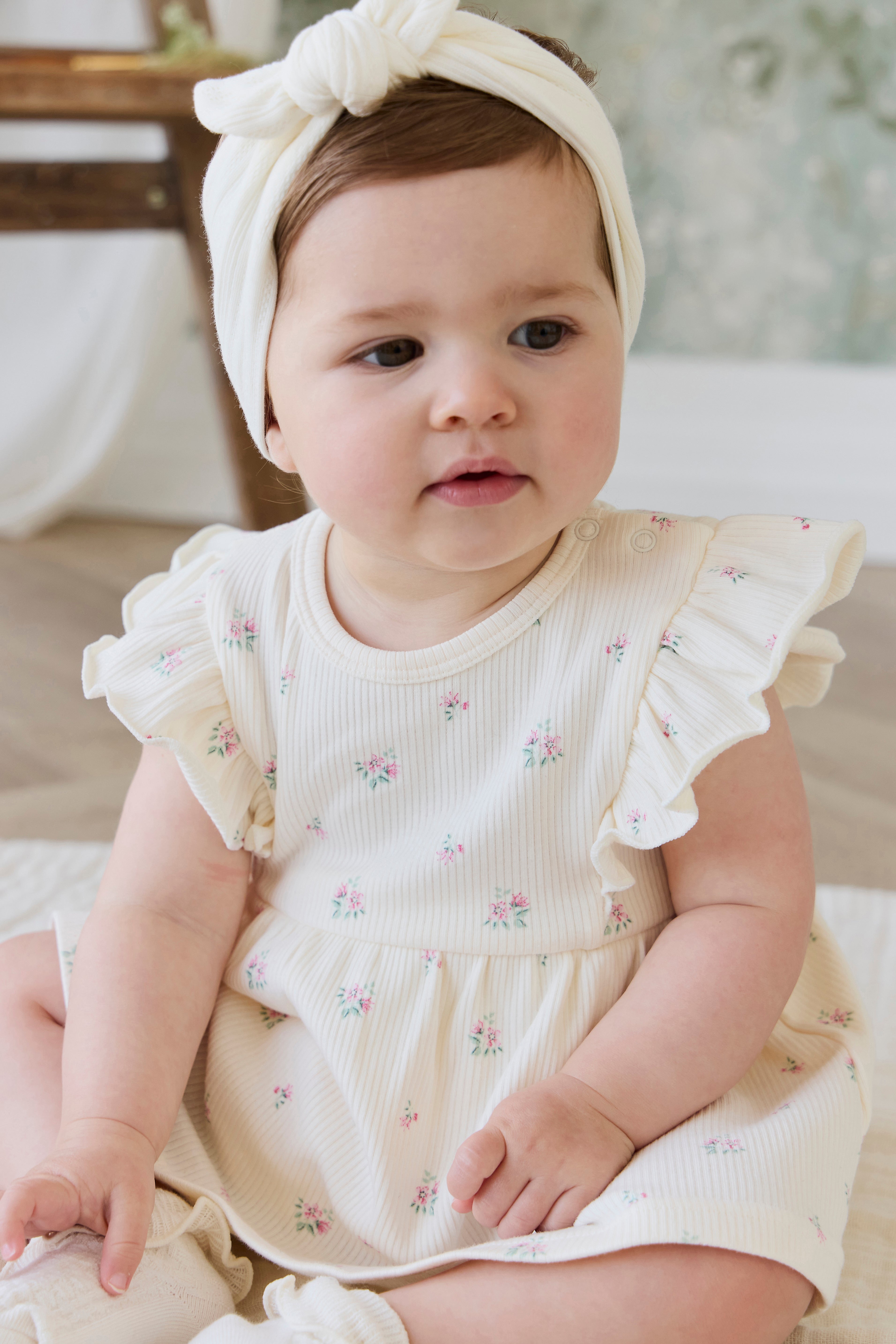 Organic Cotton Rib Elianna Playsuit