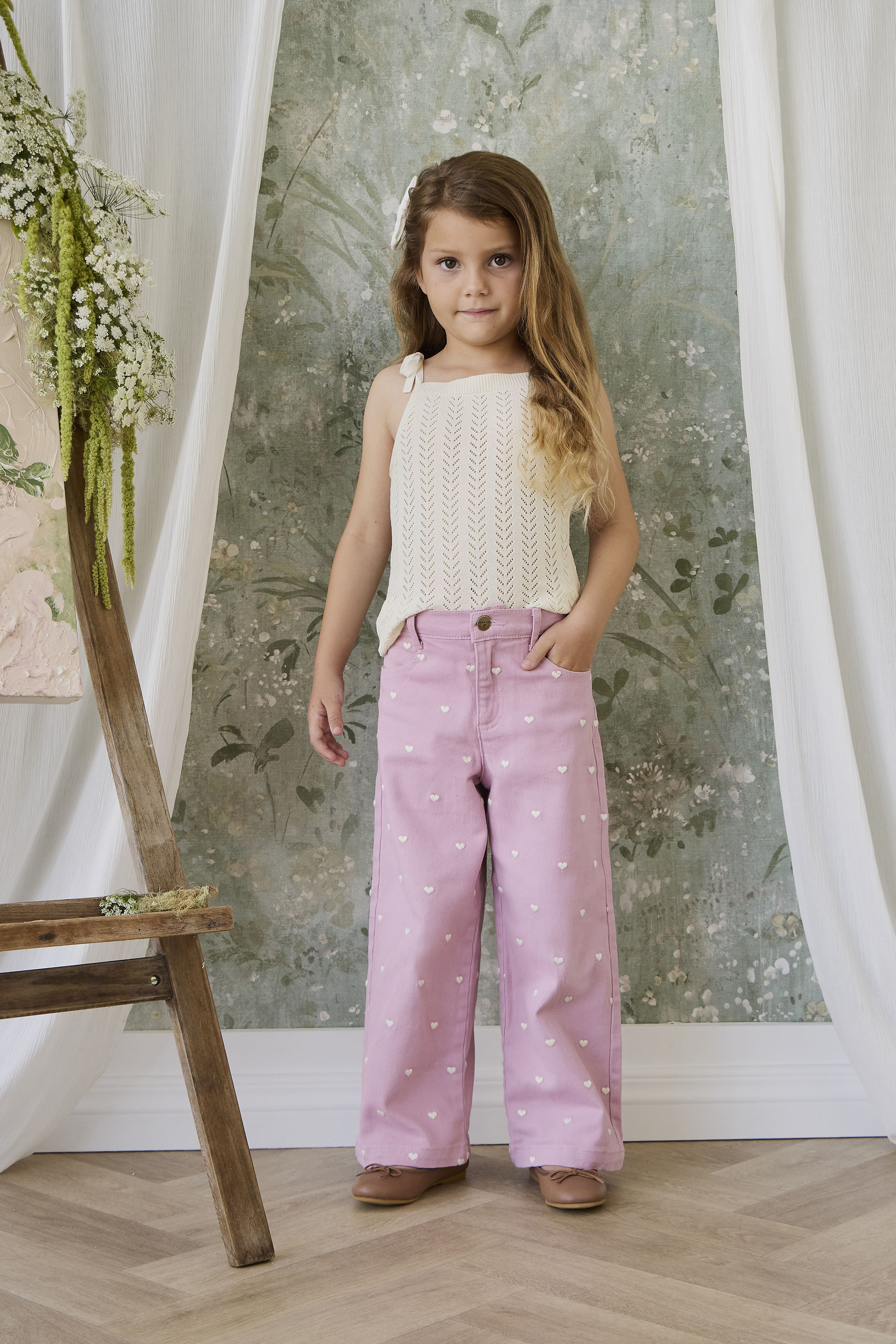 Astra Pant - Petite Heart Orchid