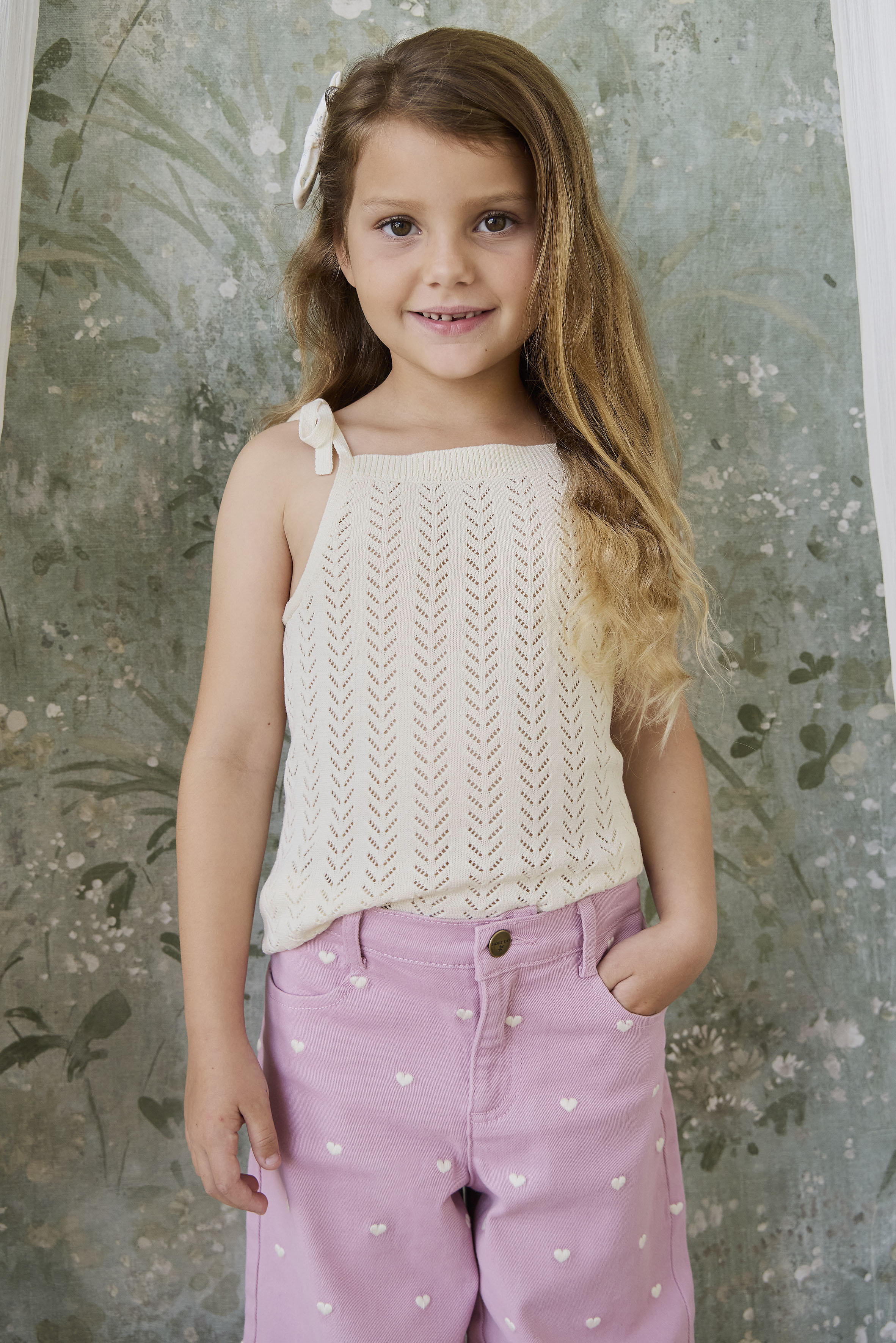 Astra Pant - Petite Heart Orchid