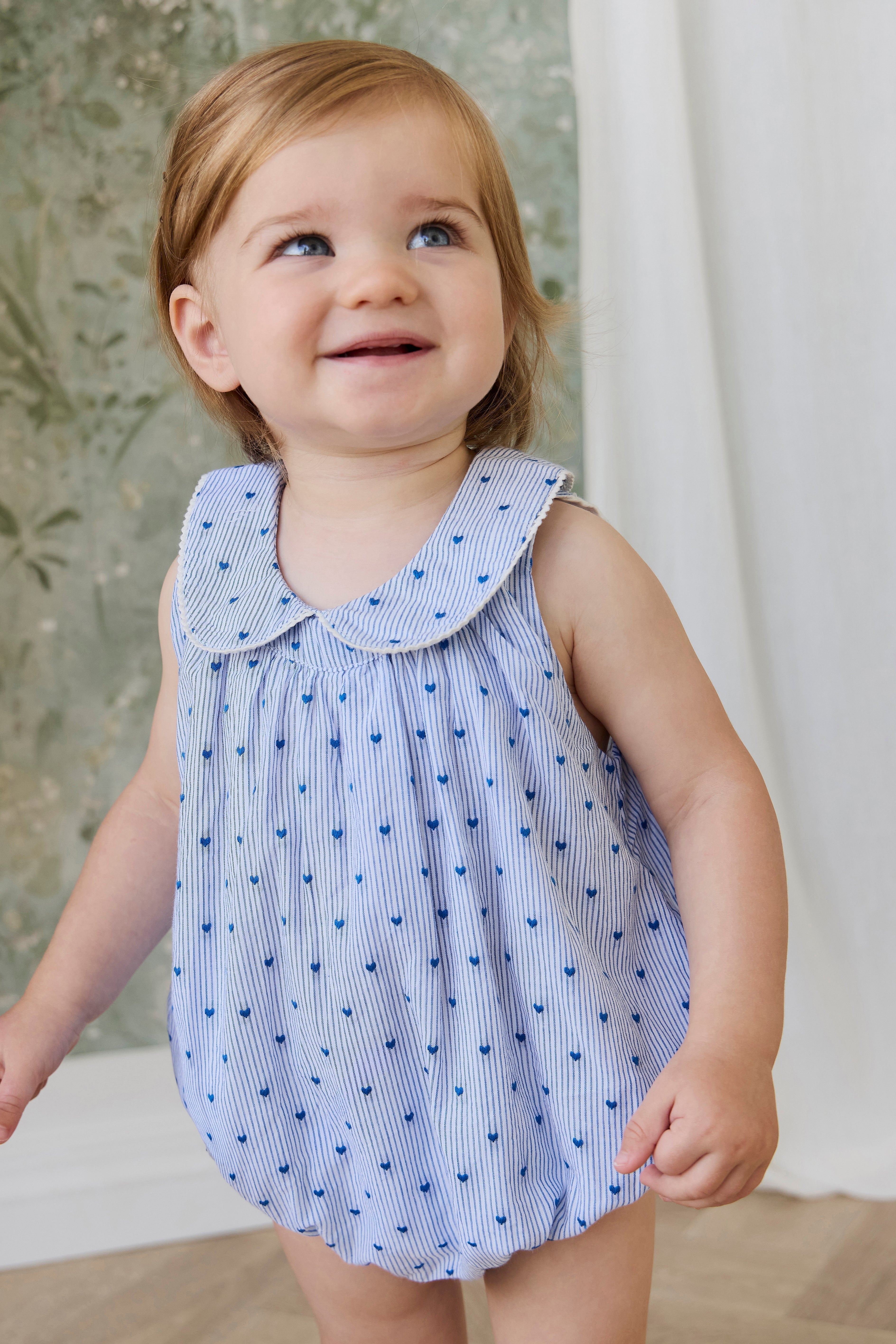 Organic Cotton Wisteria Playsuit