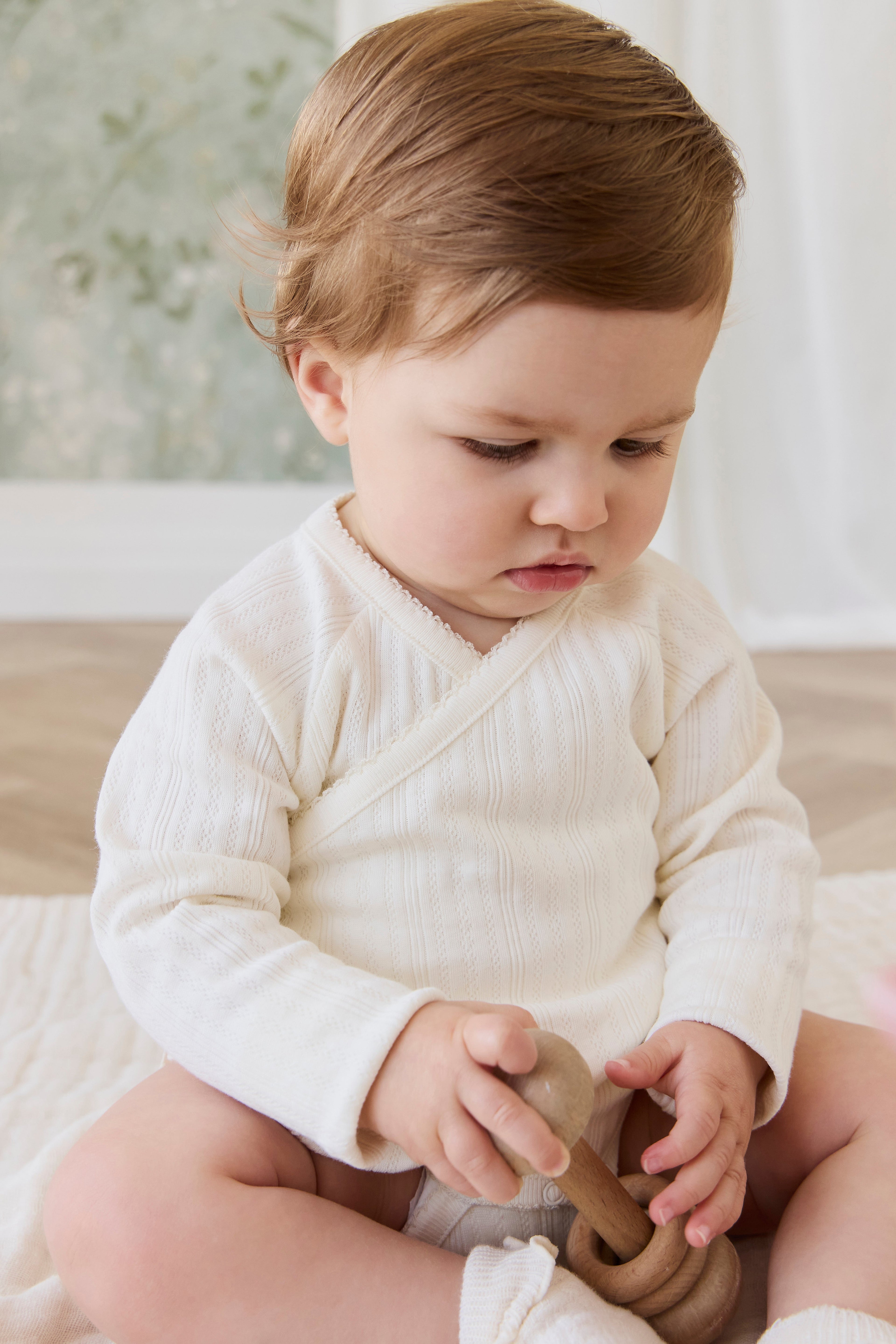Organic Cotton Pointelle Marina Bodysuit