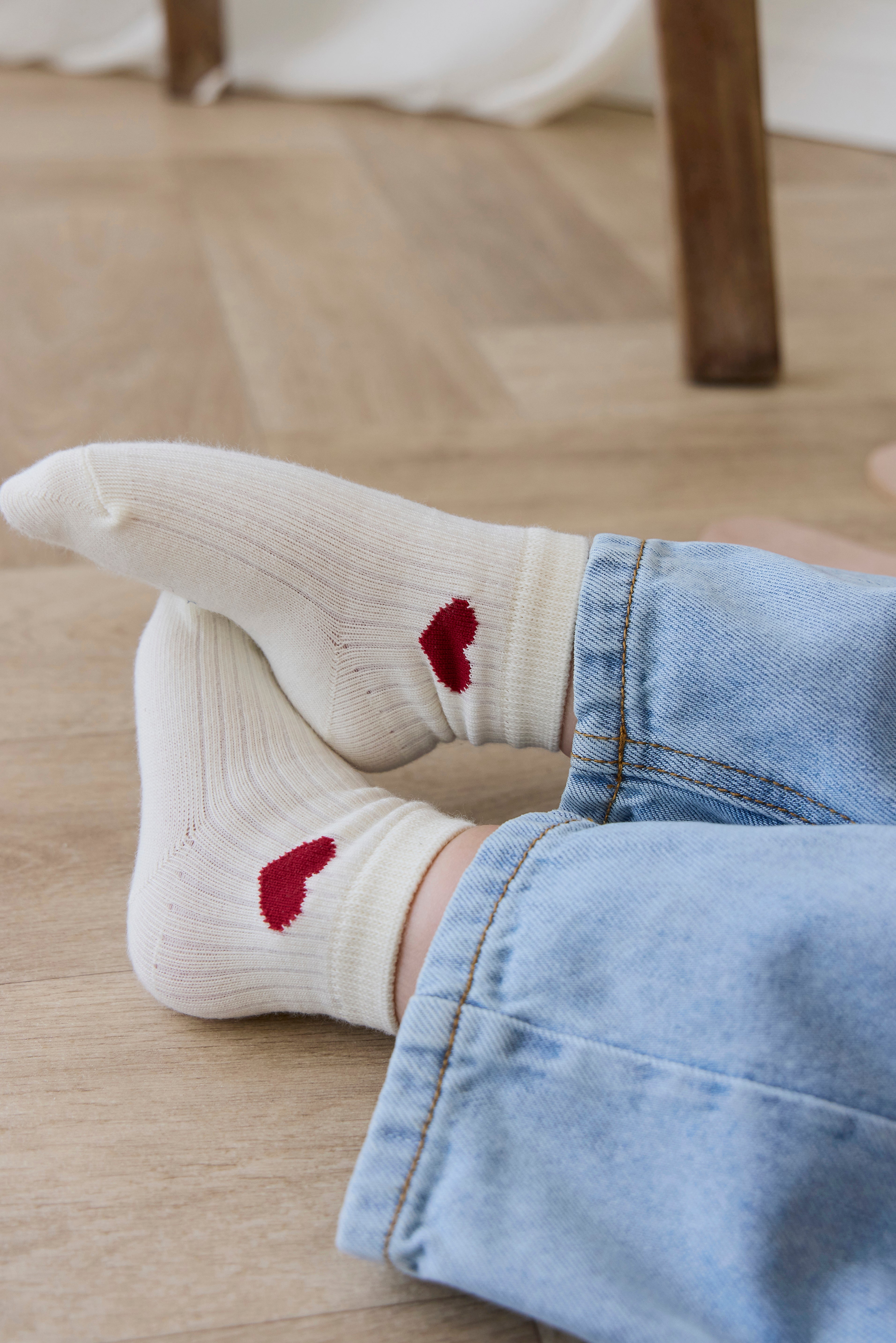 Bellamy Sock - Bellamy Heart Urban Red