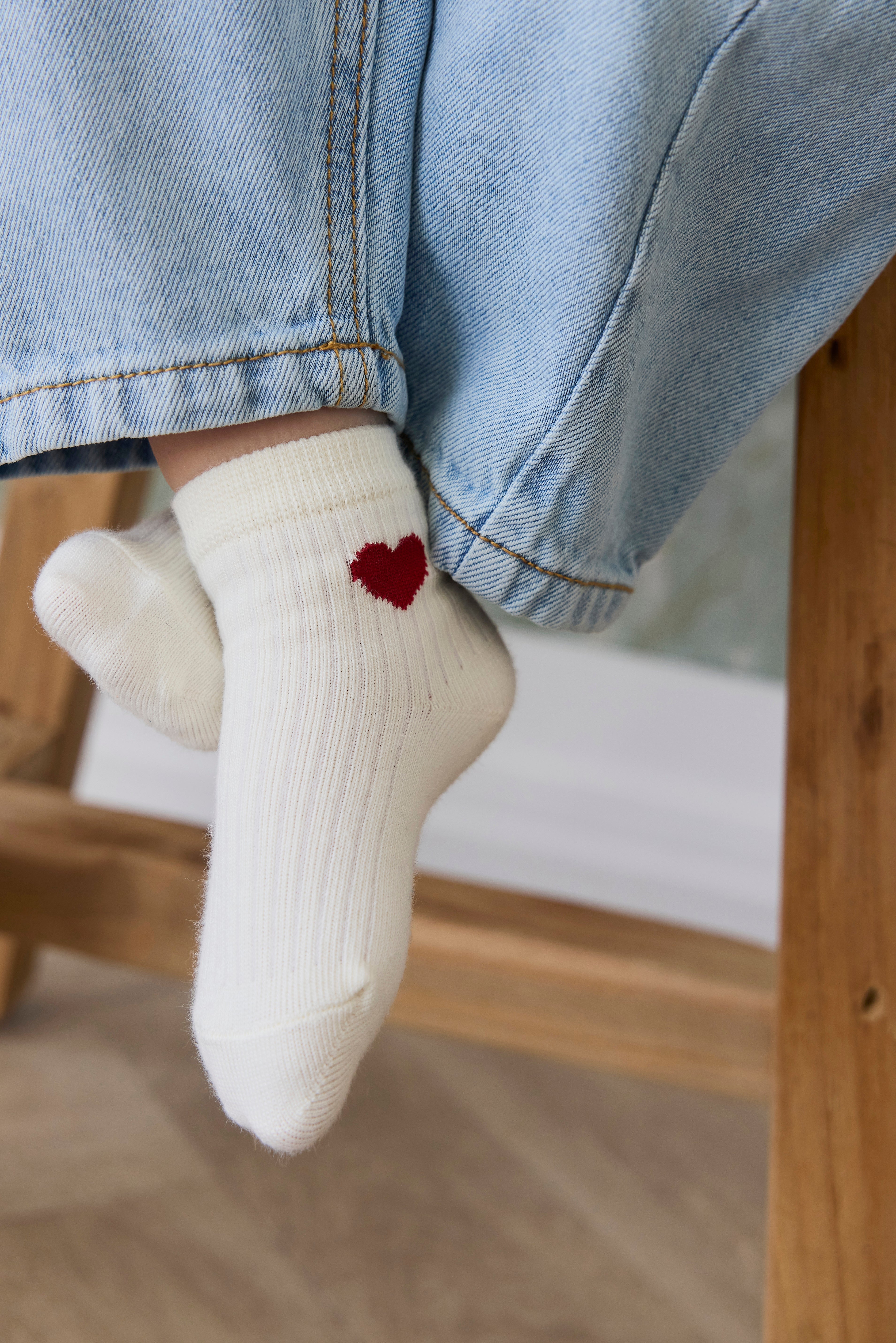 Bellamy Sock - Bellamy Heart Urban Red