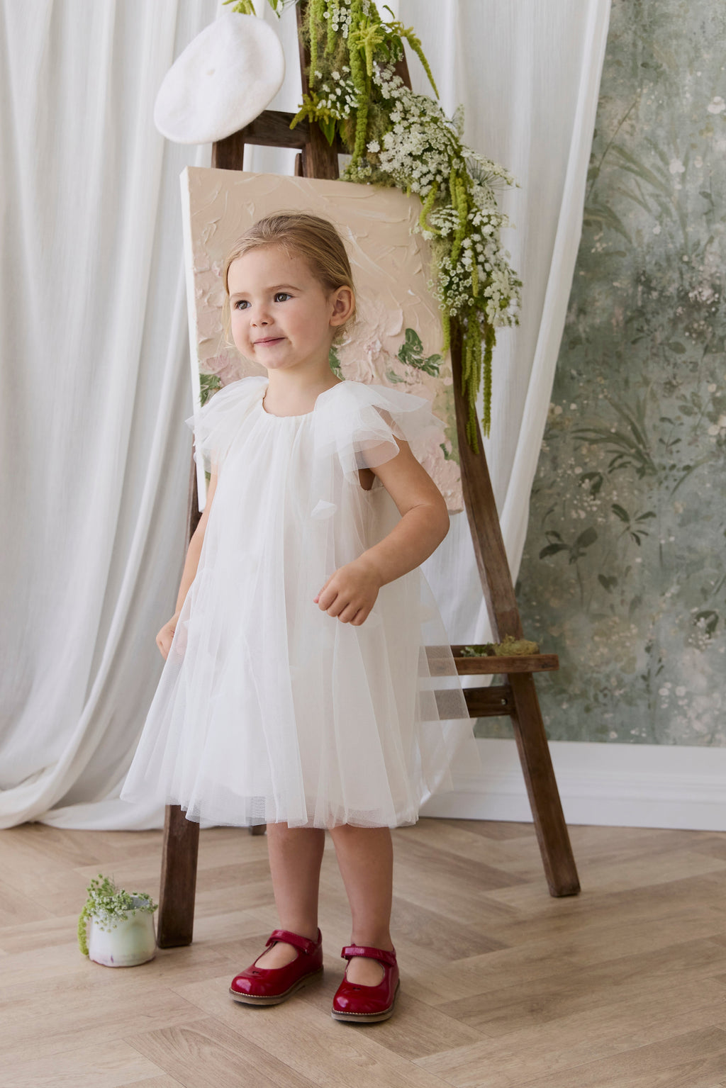 Cotton Dress with embroidered detail