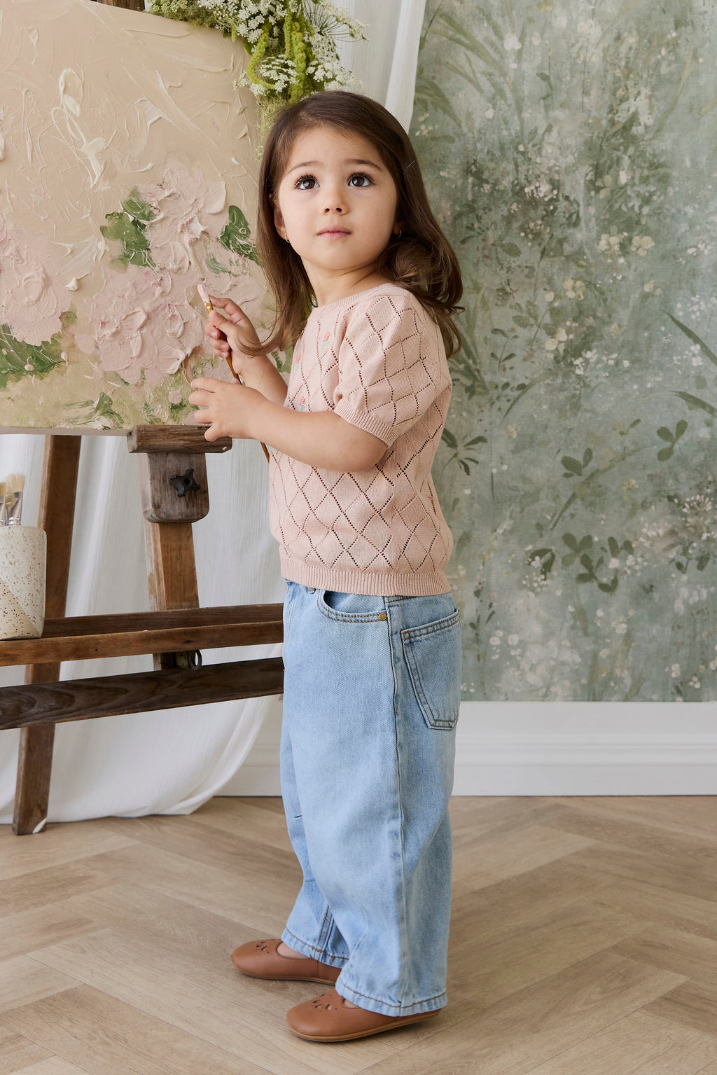 Alexandra Top - Rose Mist Alexandra Flower