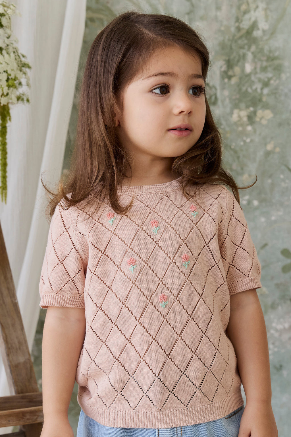 Alexandra Top - Rose Mist Alexandra Flower