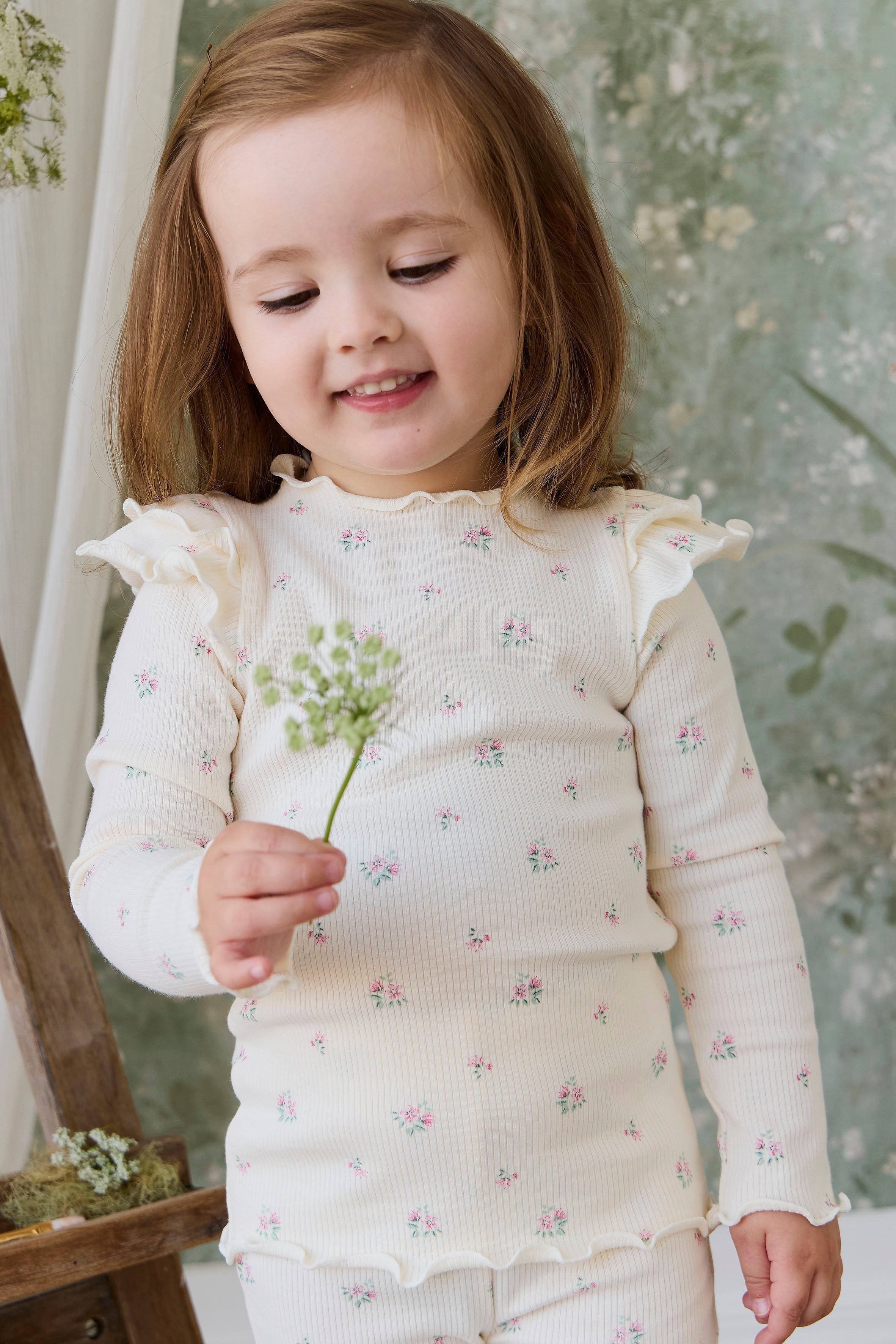 Organic Cotton Rib Winslet Top