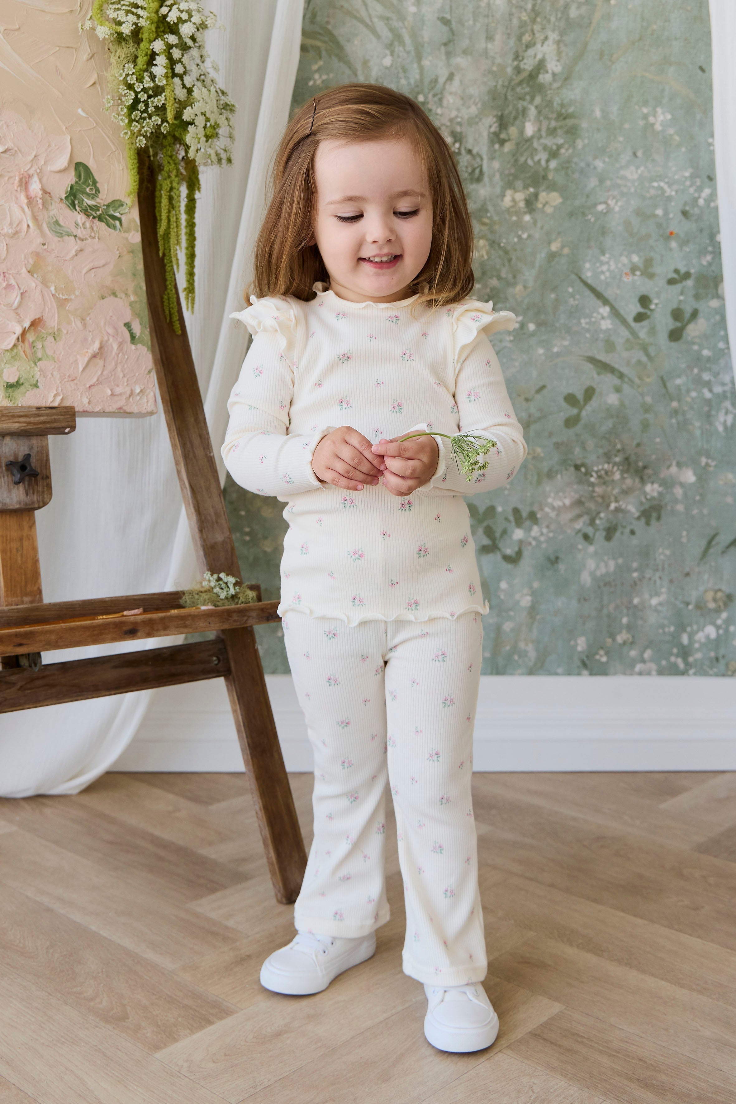 Organic Cotton Rib Winslet Pant