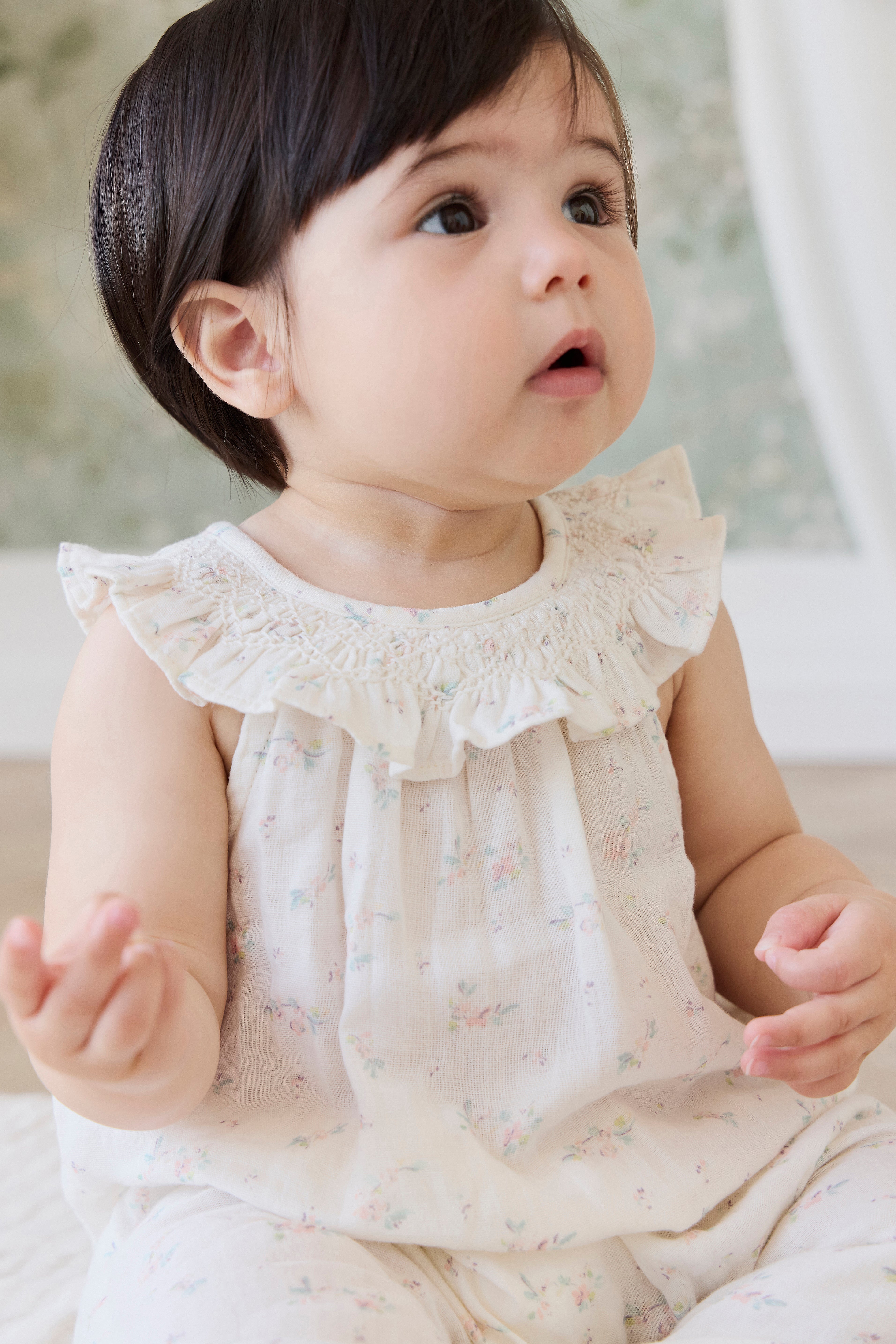 Organic Cotton Muslin Kodi Playsuit