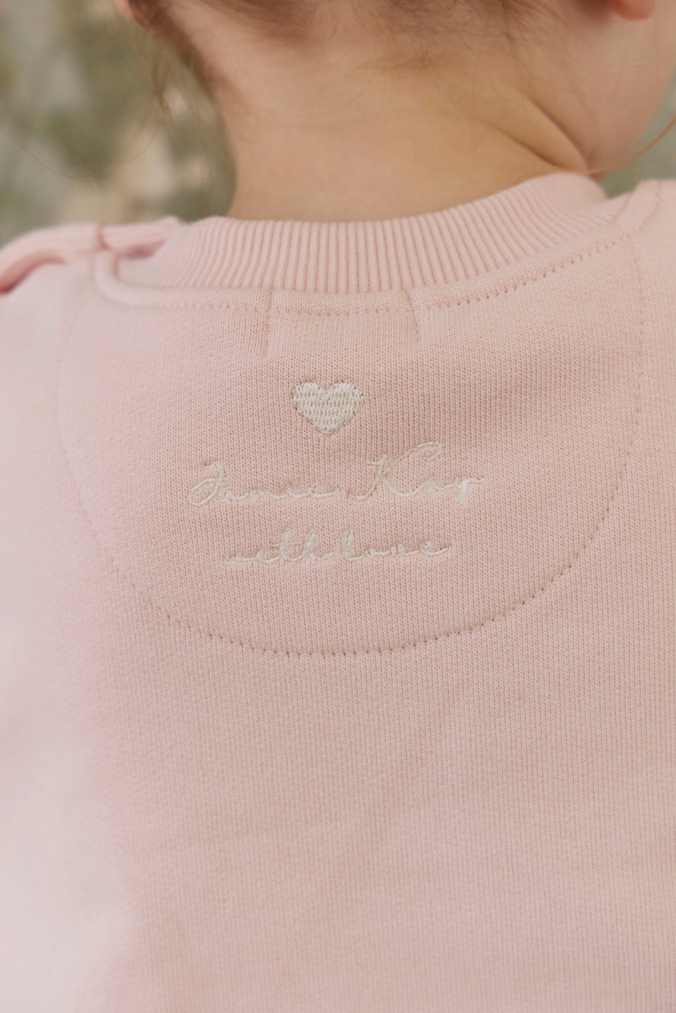 Organic Cotton Rhea Sweatshirt - Cloud Pink Sweetie
