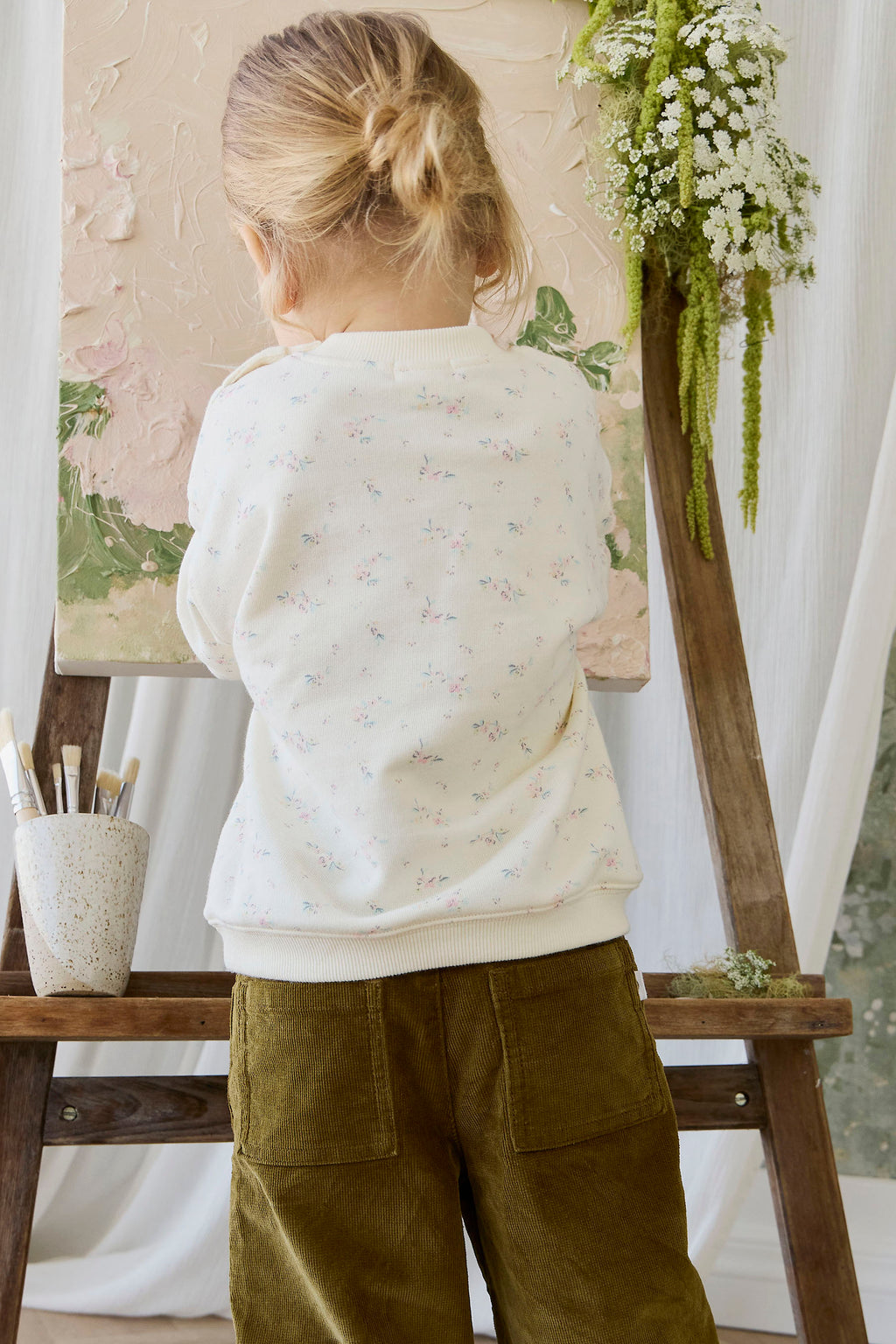 Floral Organic Sweatshirt