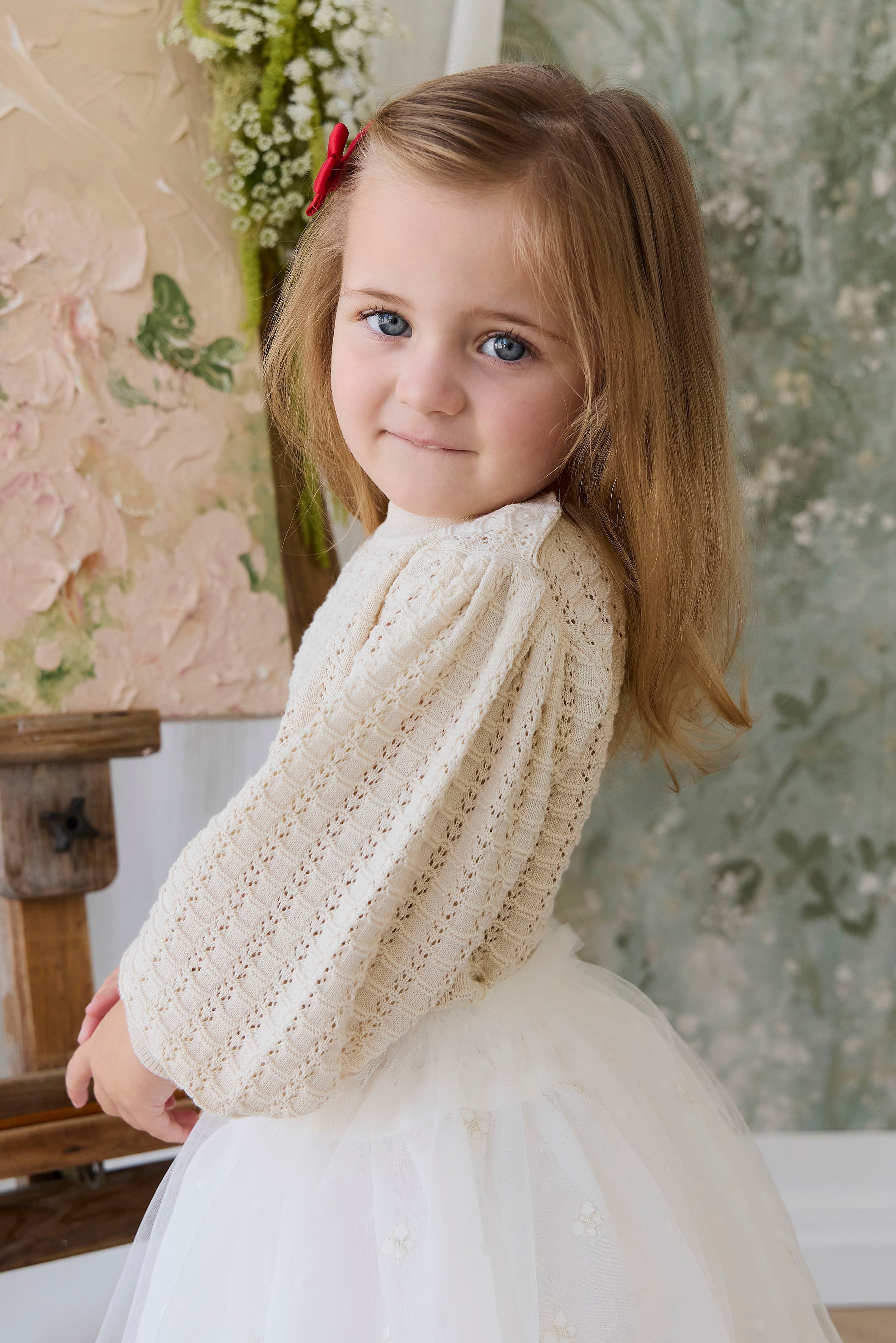 Bellamy Skirt - Parchment Ballerina Butterfiles