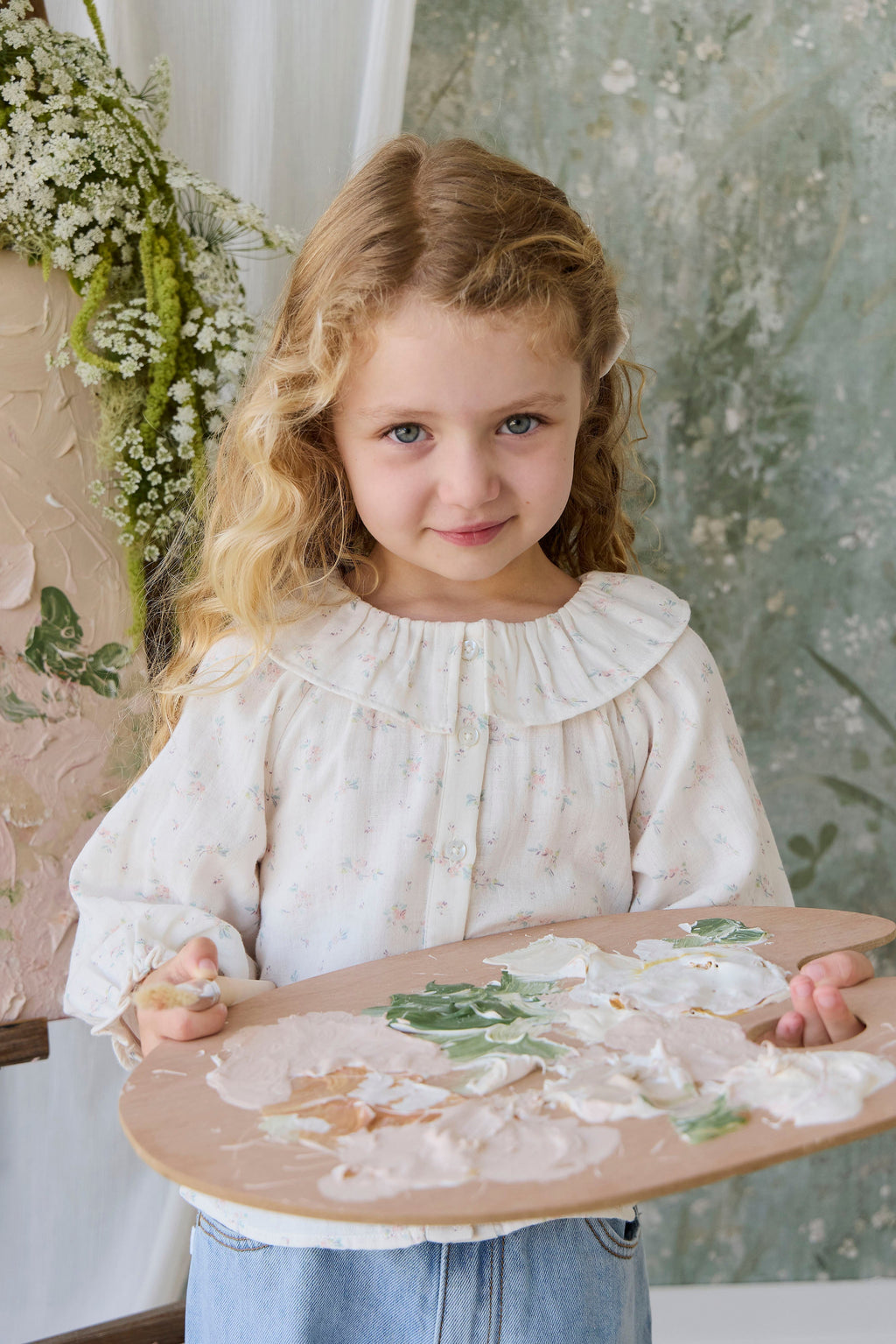 Organic Cotton Muslin Christabel Blouse