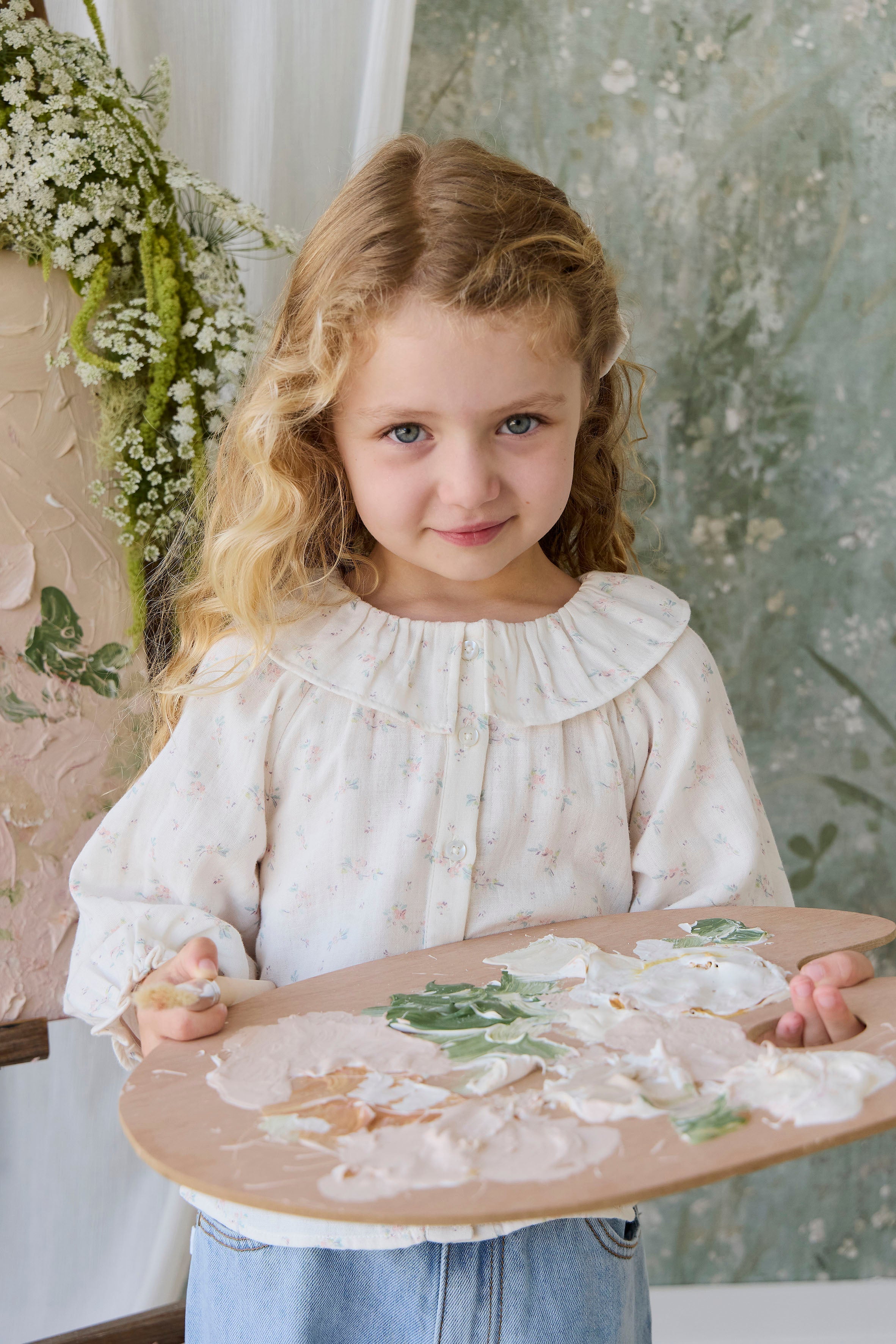 Organic Cotton Muslin Christabel Blouse
