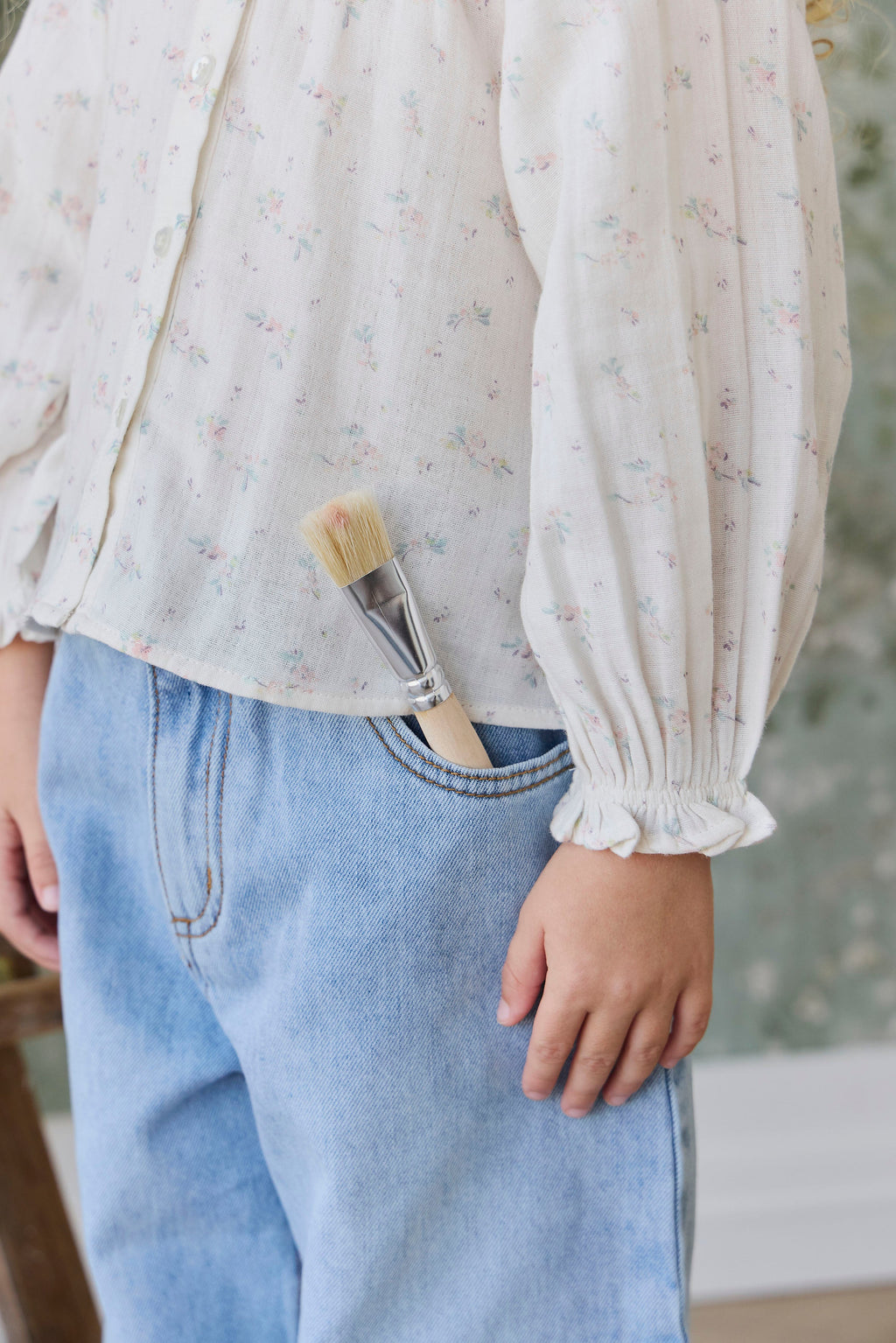 Organic Cotton Muslin Christabel Blouse