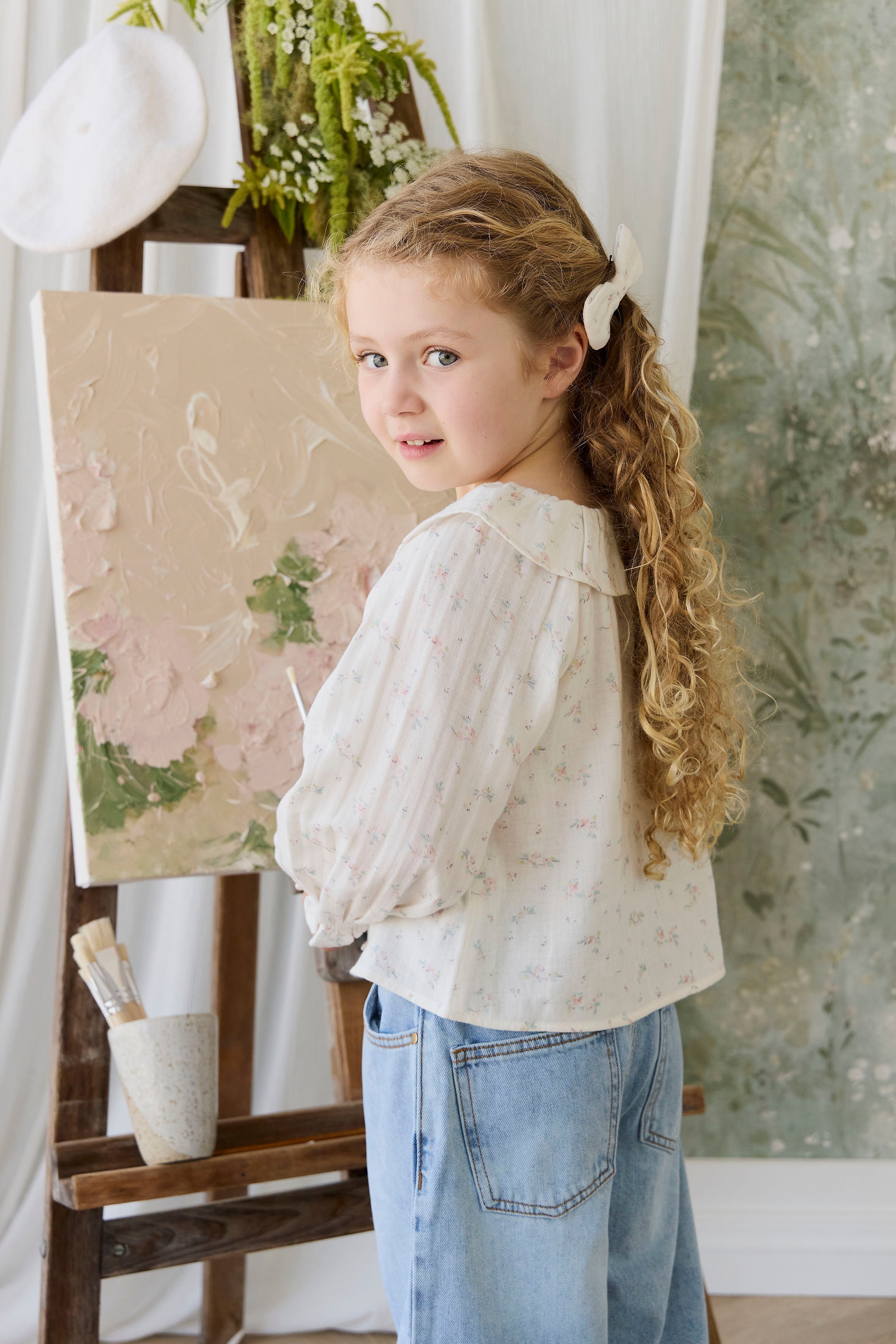 Organic Cotton Muslin Christabel Blouse