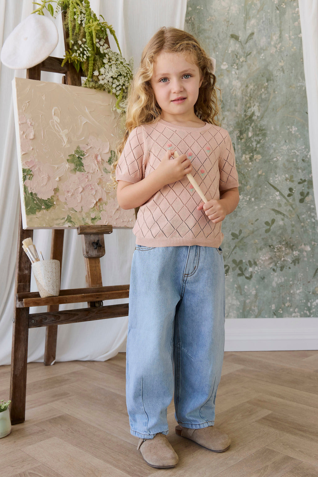 Alexandra Top - Rose Mist Alexandra Flower