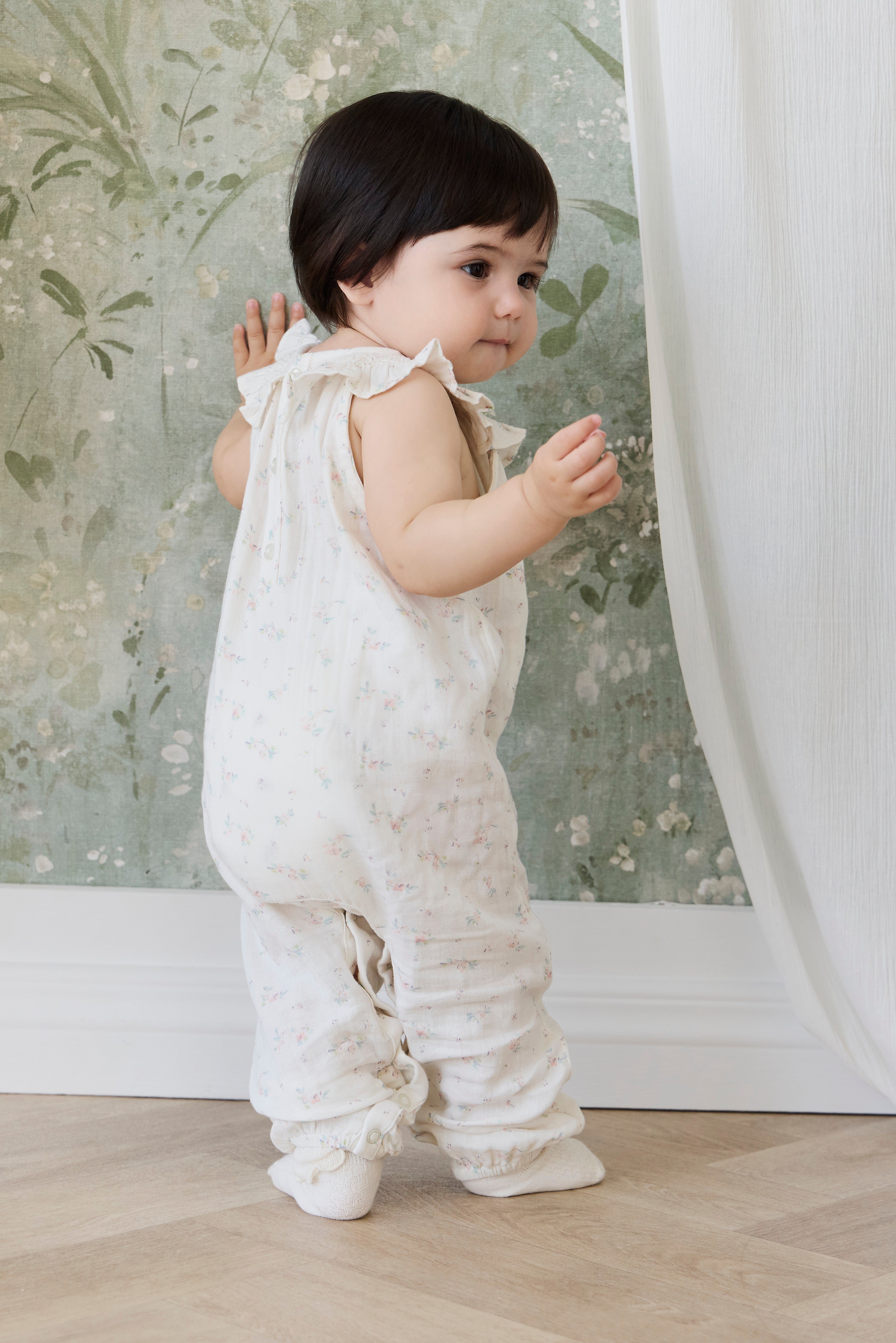 Organic Cotton Muslin Kodi Playsuit