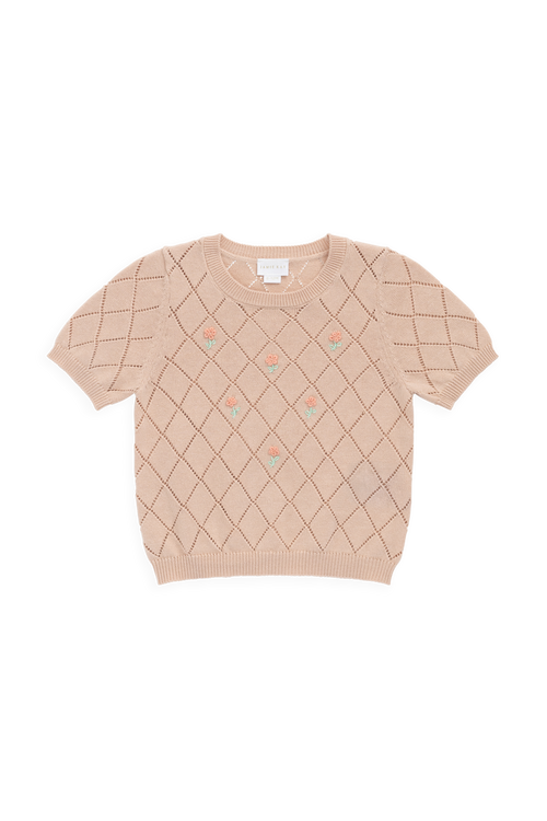 Alexandra Top - Rose Mist Alexandra Flower