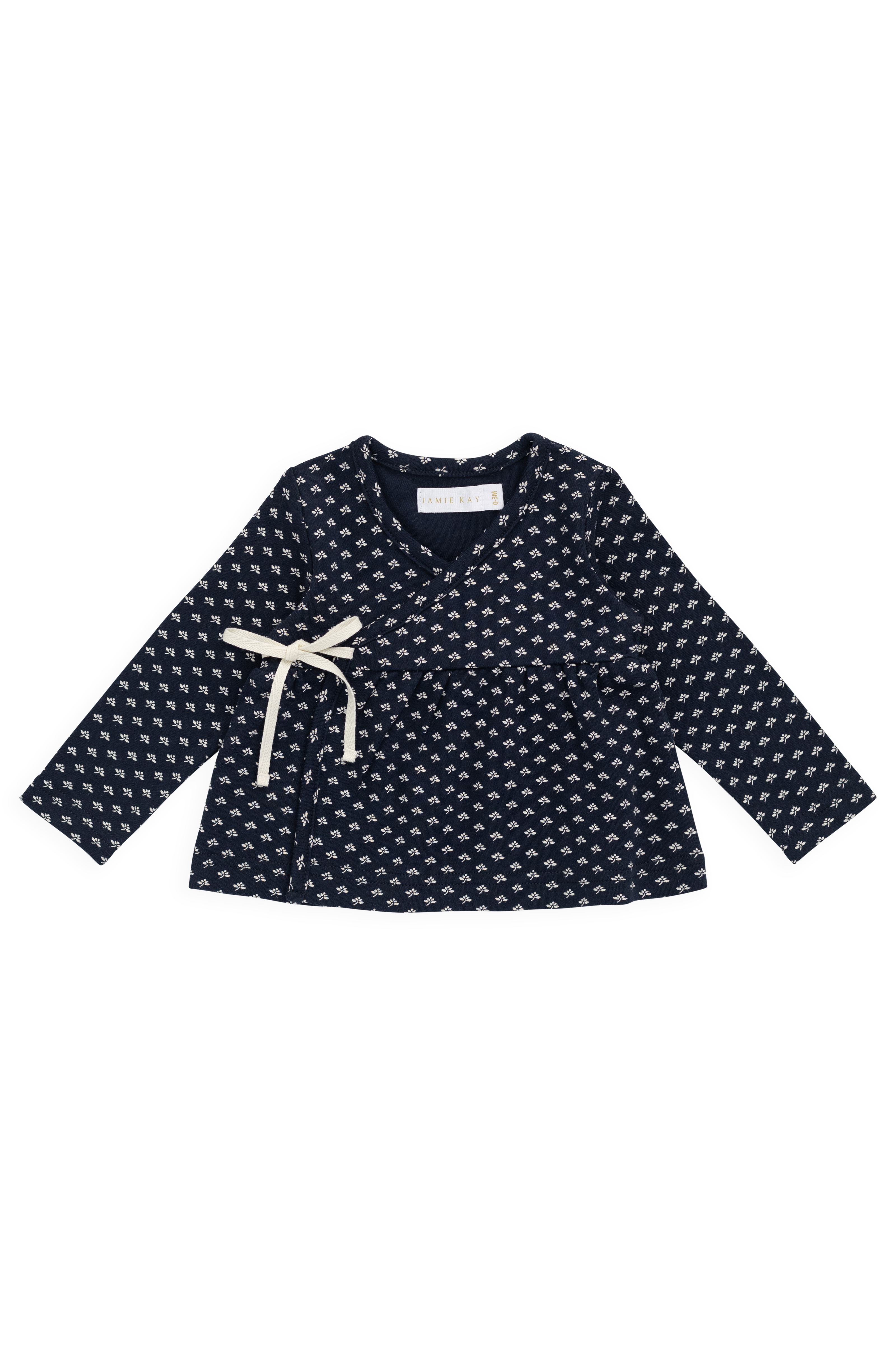 Organic Cotton Petal Wrap Top