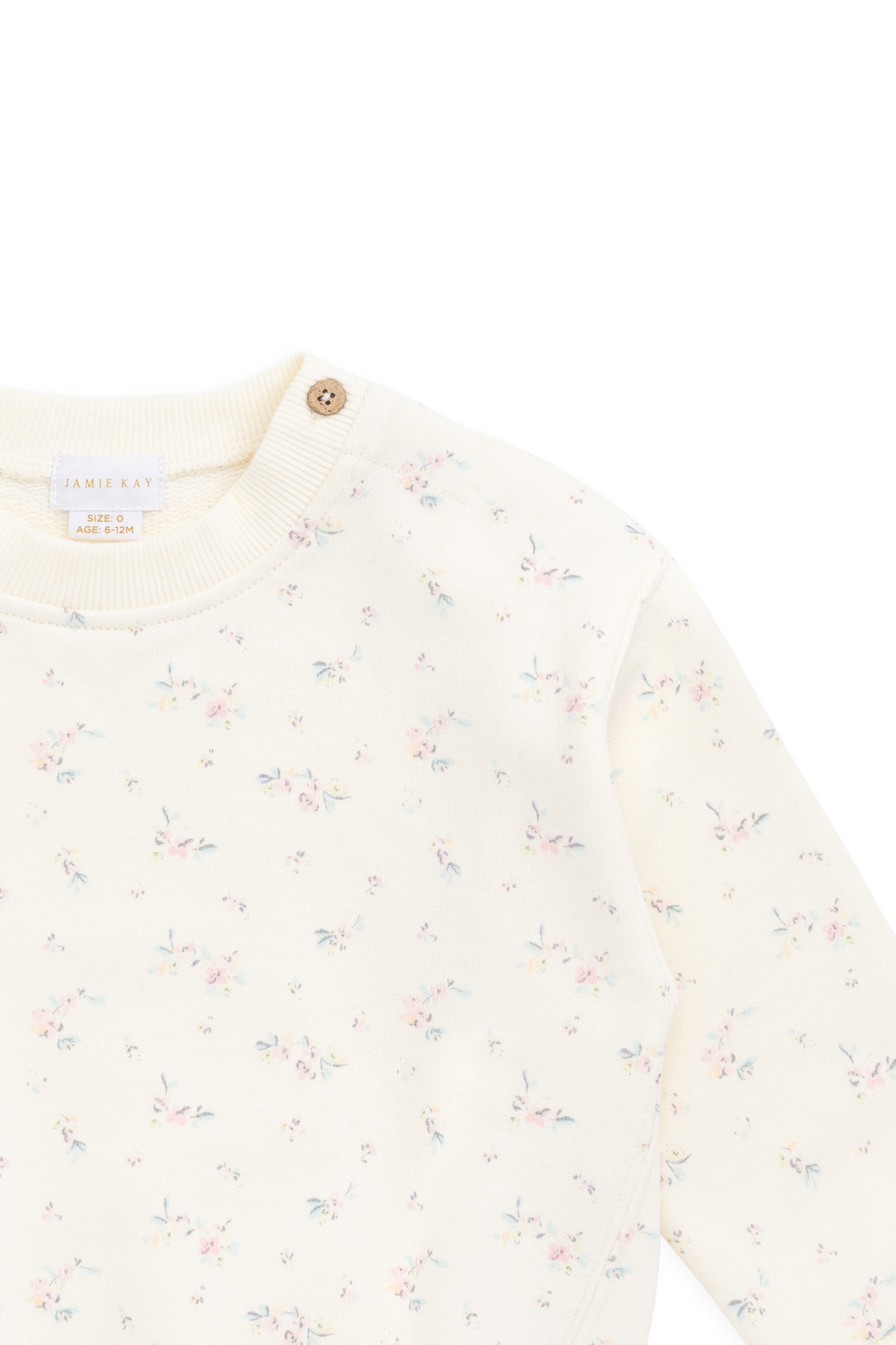 Floral Organic Sweatshirt