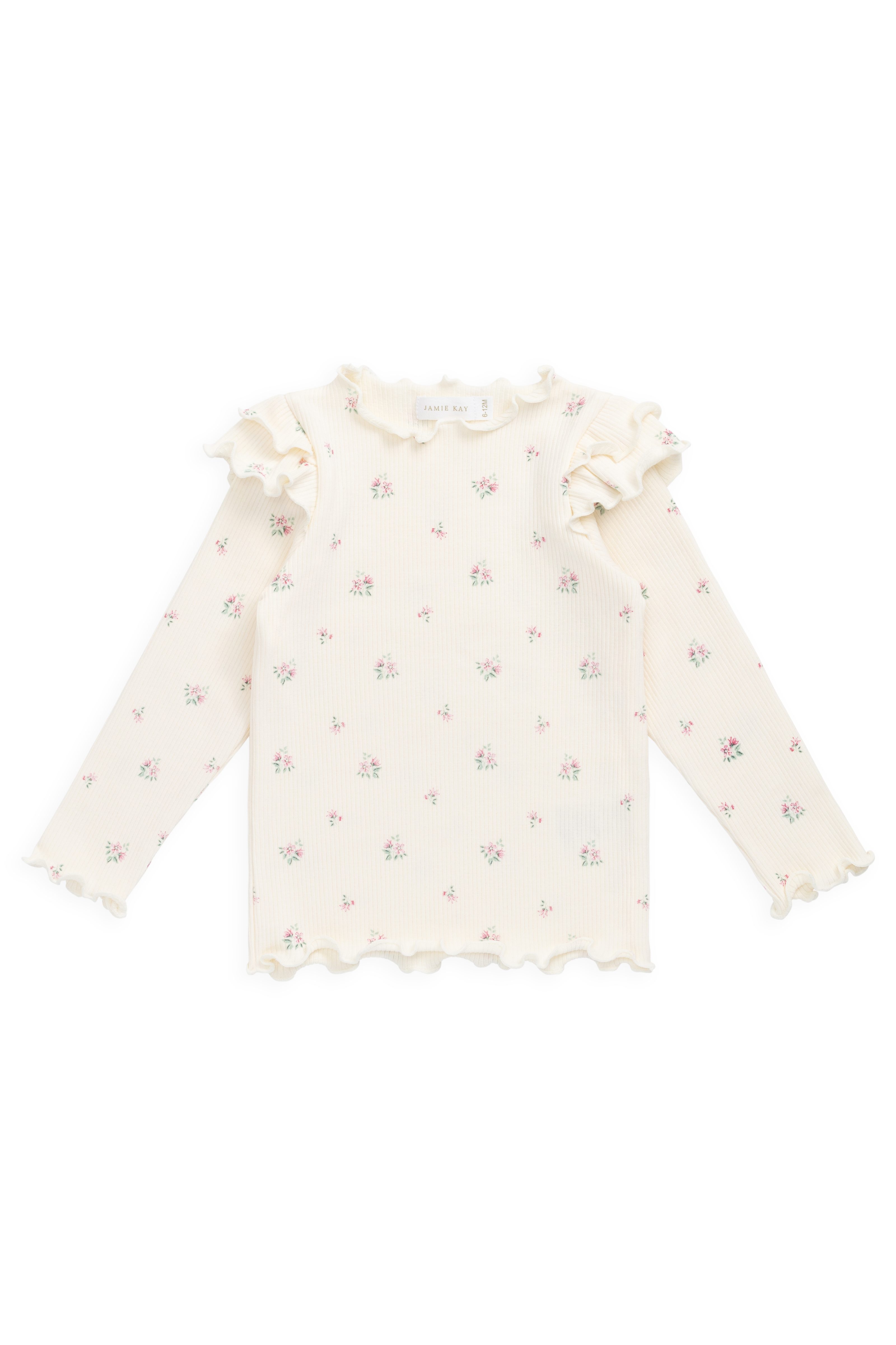 Organic Cotton Rib Winslet Top