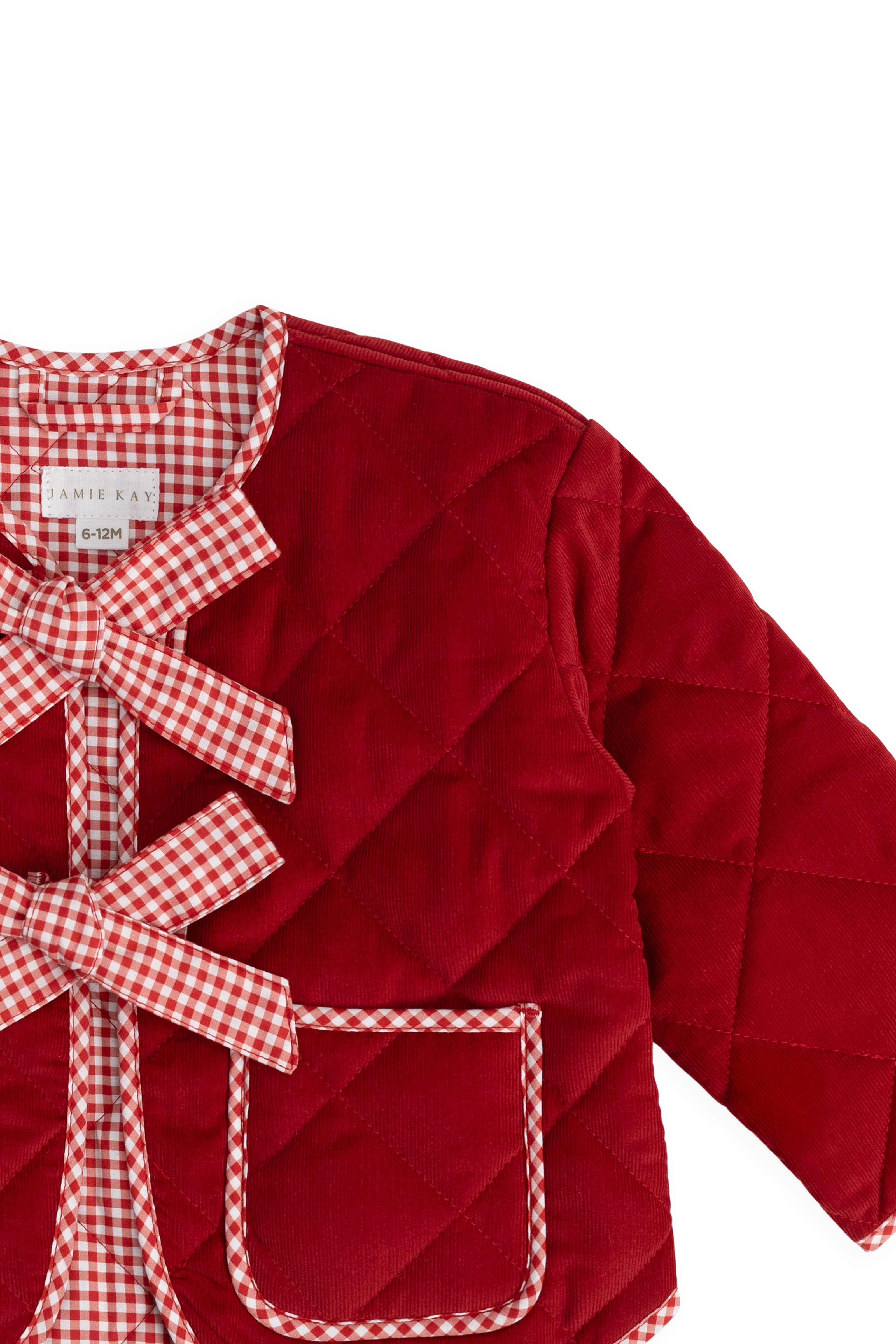 Gingham Cotton Jacket with pockets