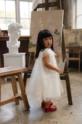 Cotton Dress with embroidered detail