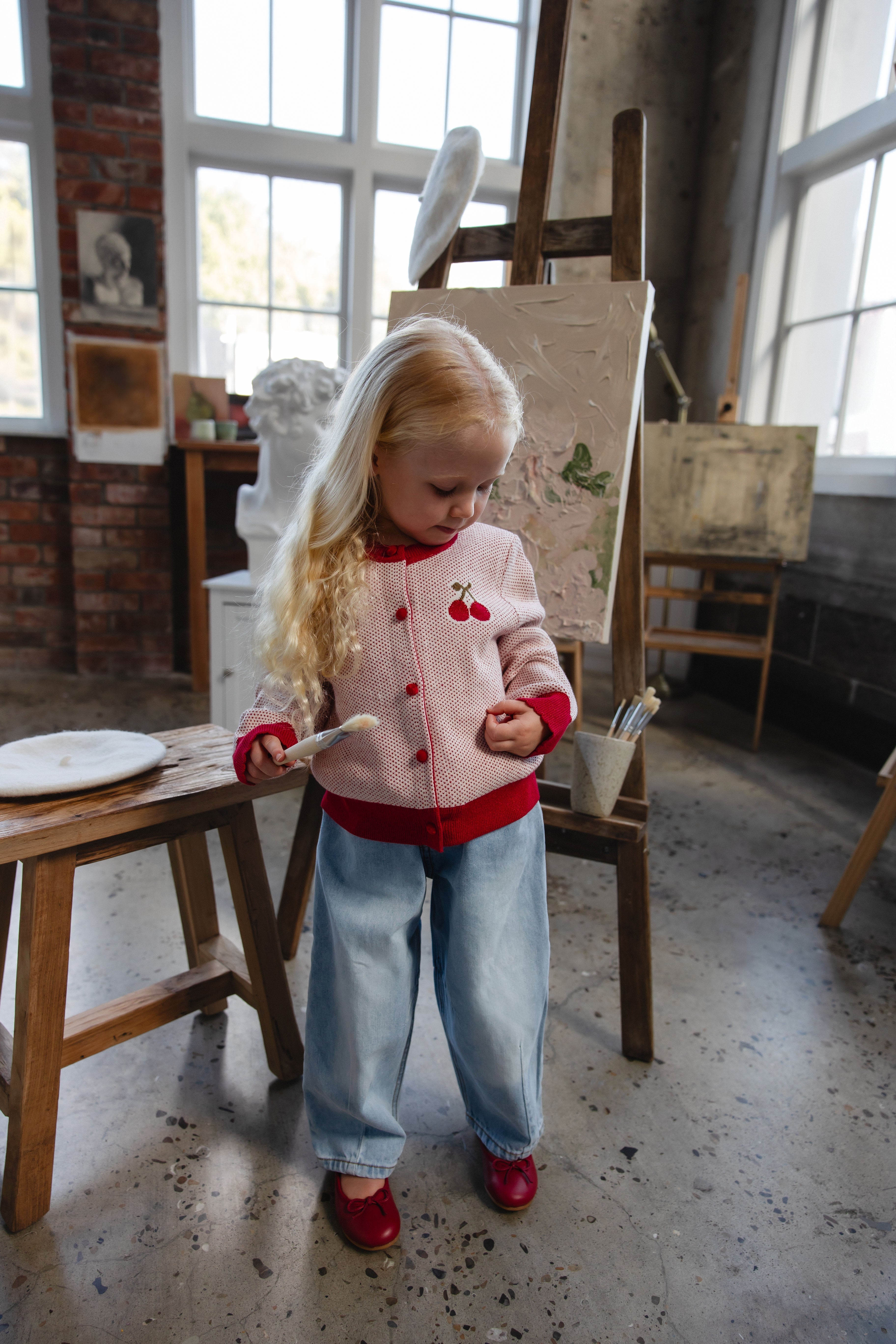 Liana Cardigan - Liana Cherry