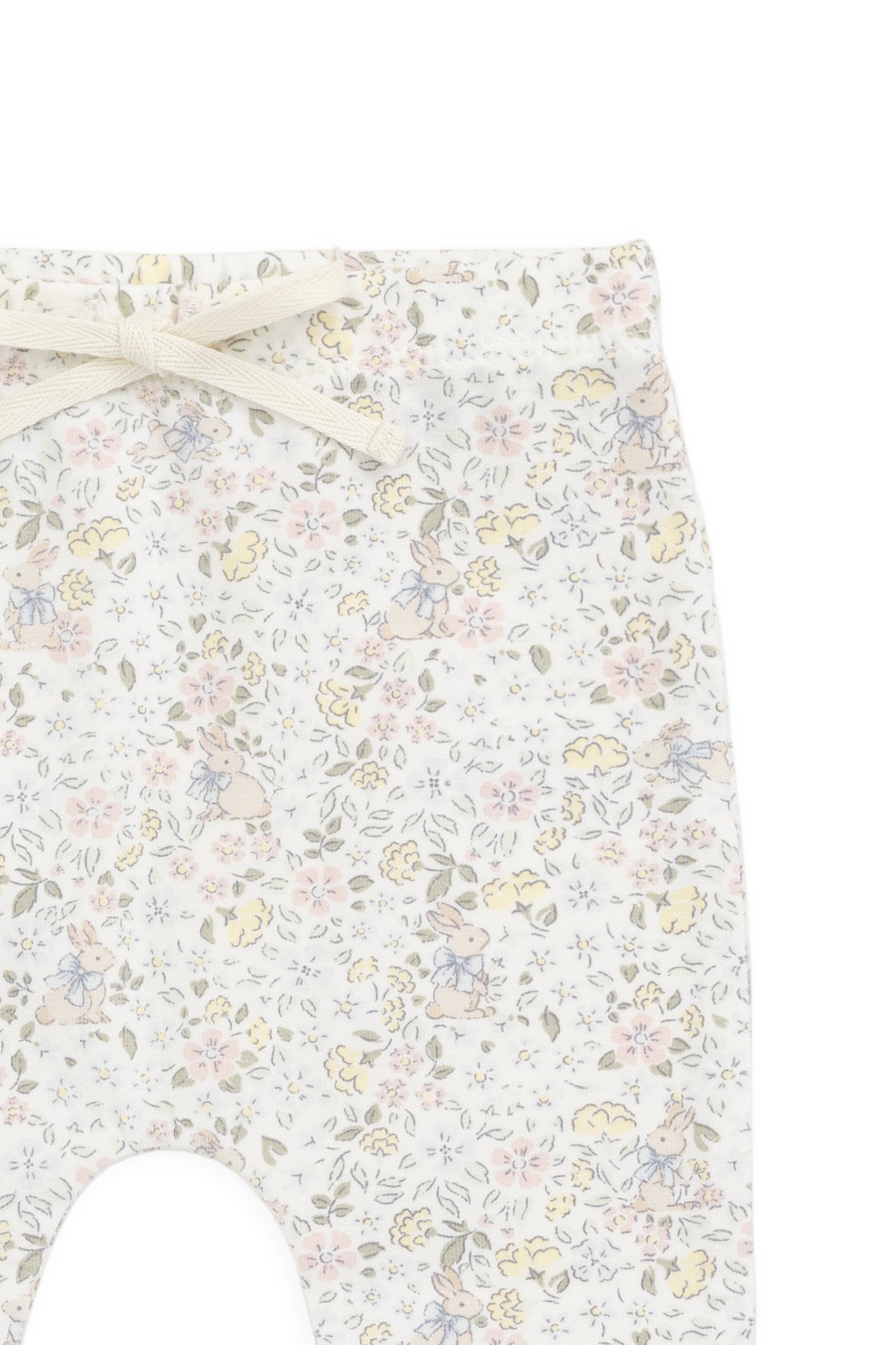 Organic Cotton Footed Pant-Cottage Garden