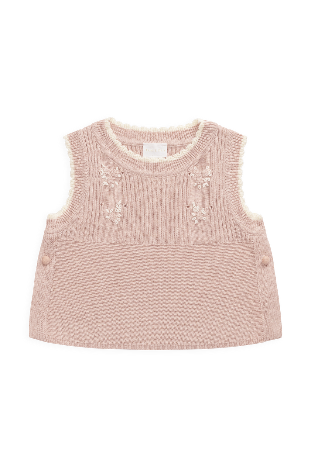 Abbie Knitted Top - Sweetpea Marle Abbie Flower
