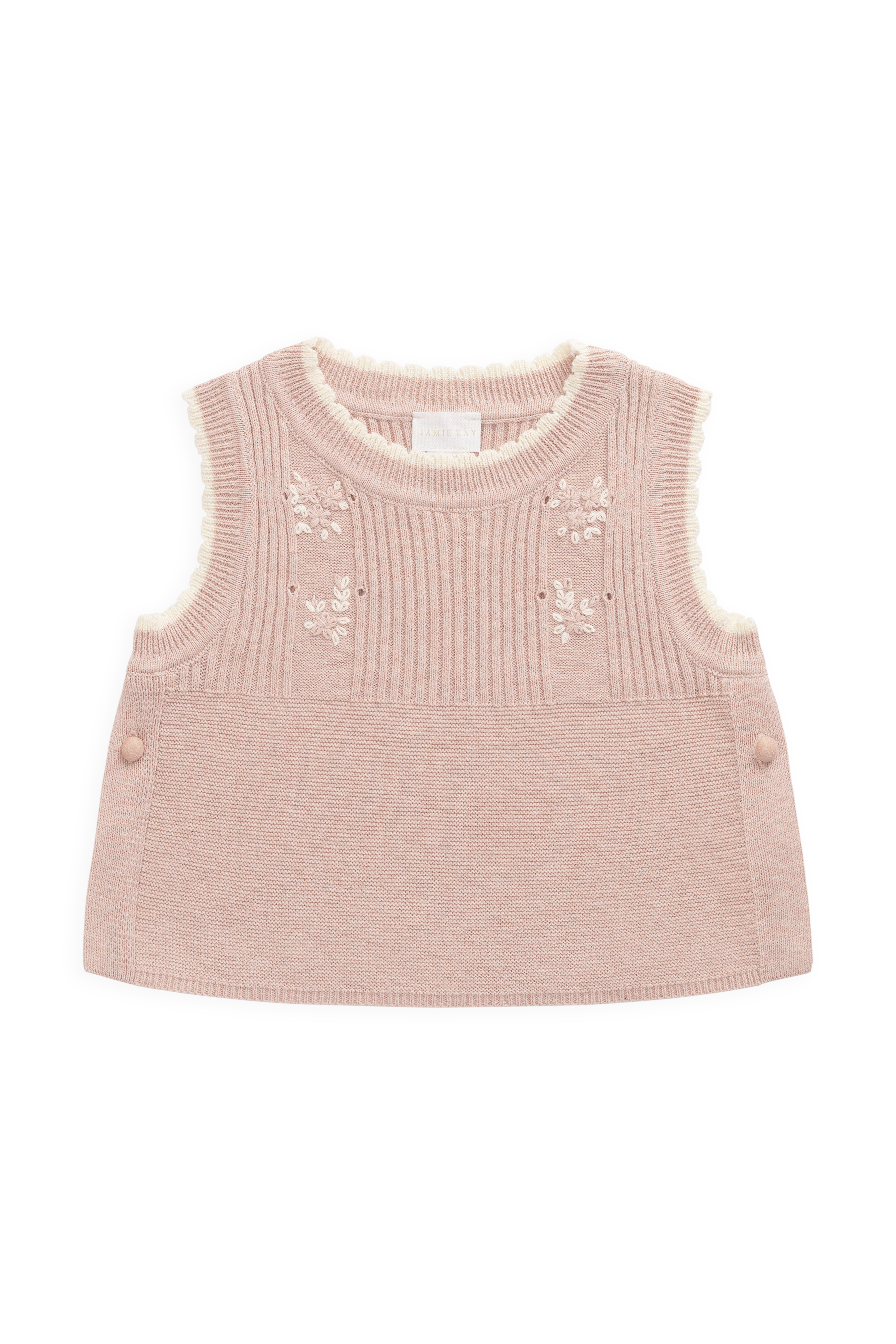 Abbie Knitted Top - Sweetpea Marle Abbie Flower