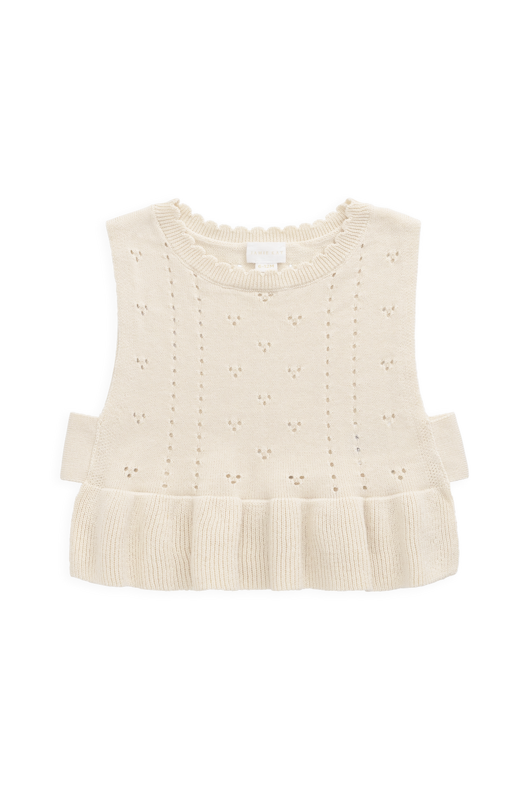 Erica Knitted Top - Vanilla
