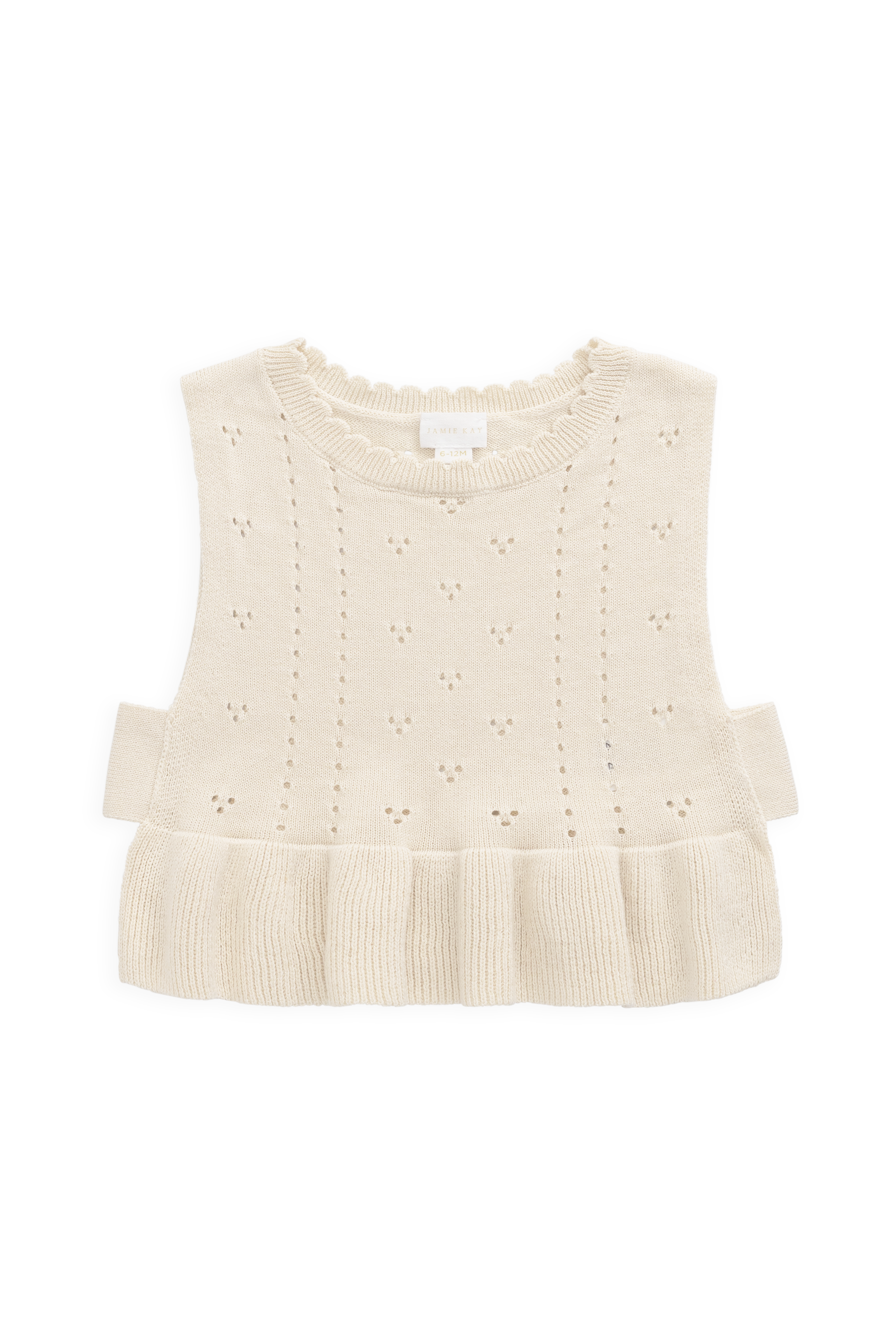Erica Knitted Top - Vanilla