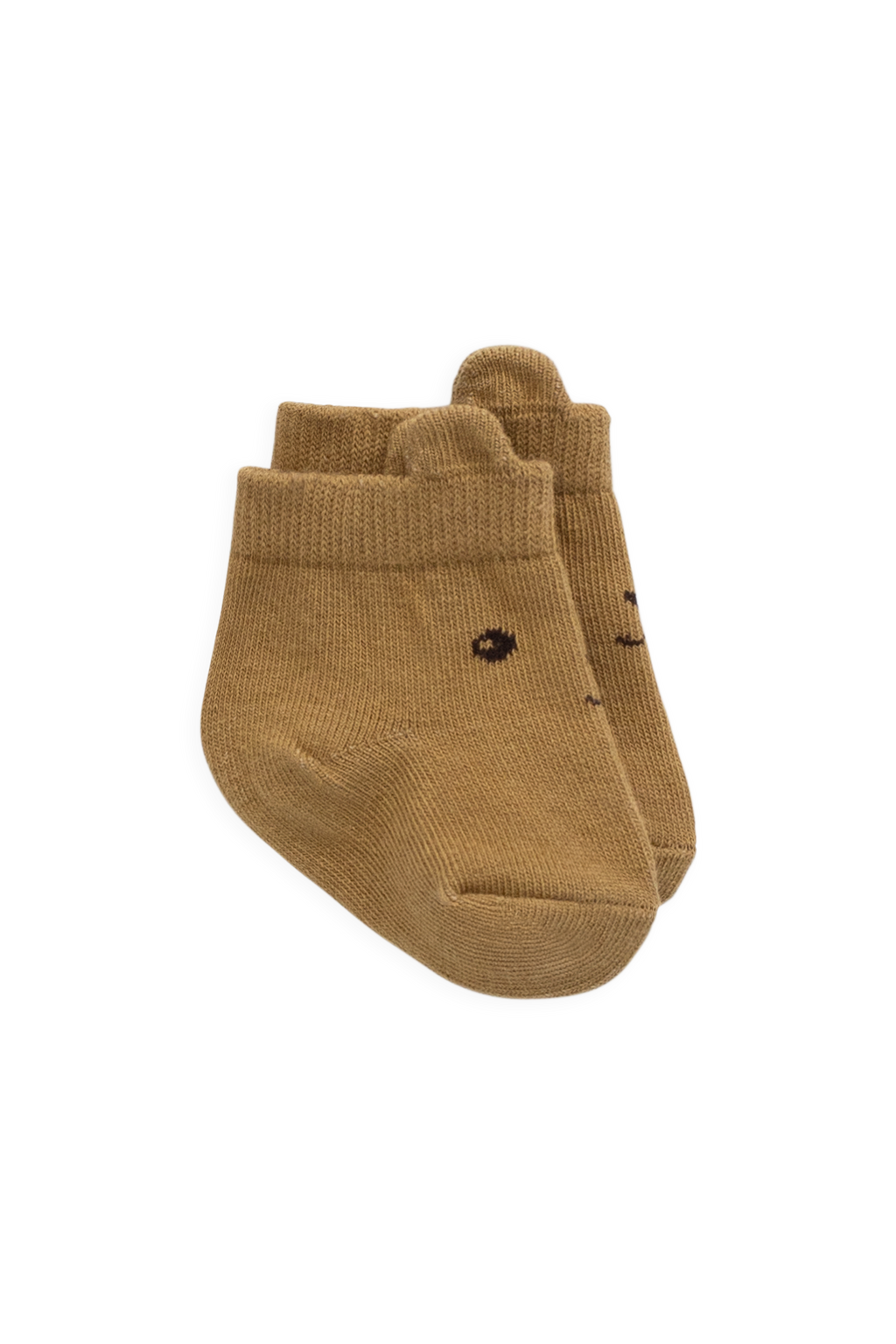George Bear Ankle Sock - Buckwheat