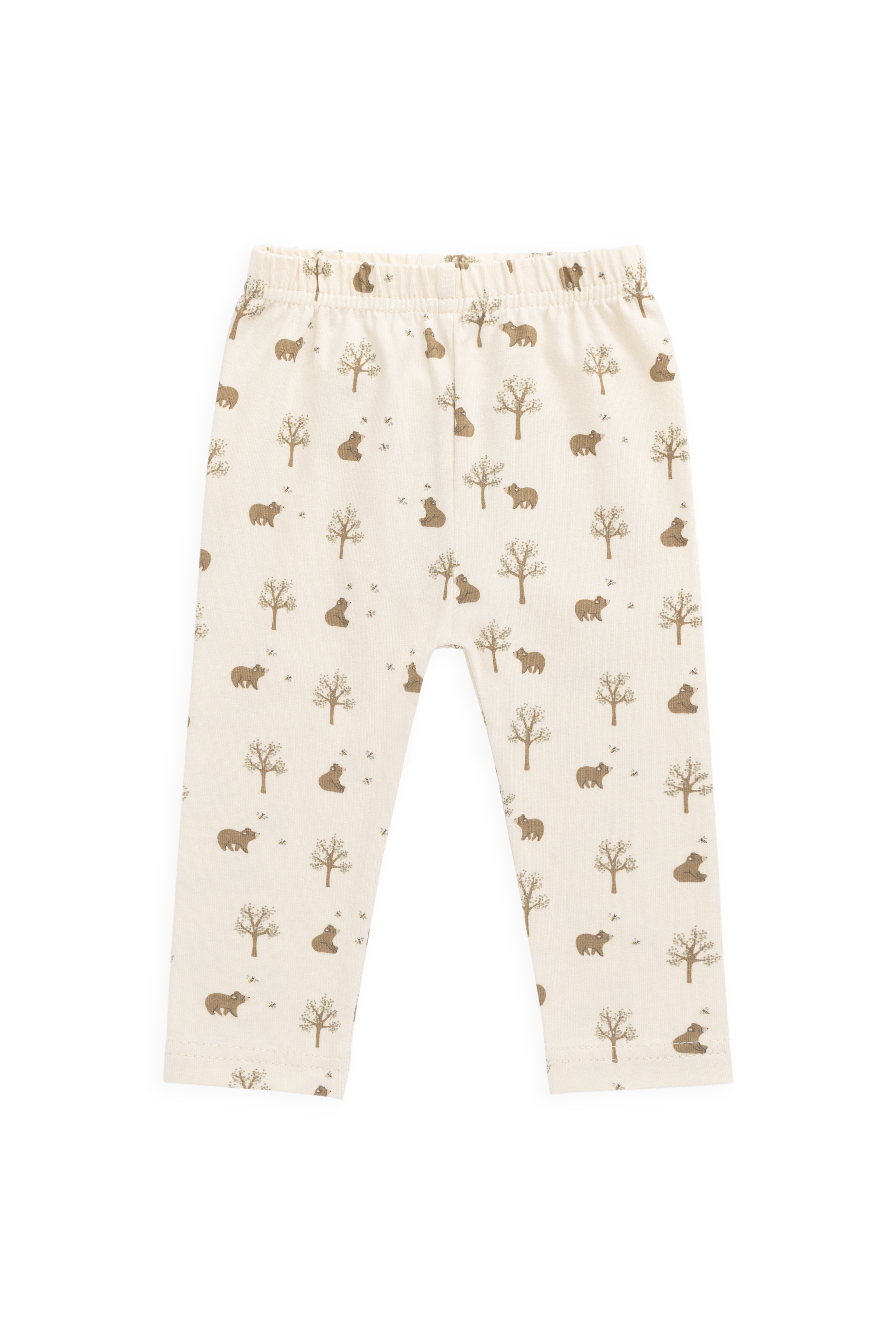 Organic Cotton Everyday Legging - Honey Bear Cloud