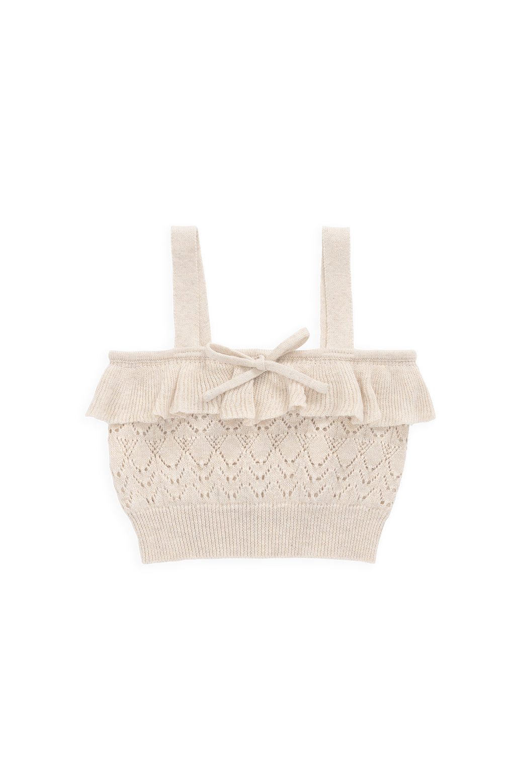 Melanie Top - Light Oatmeal Marle