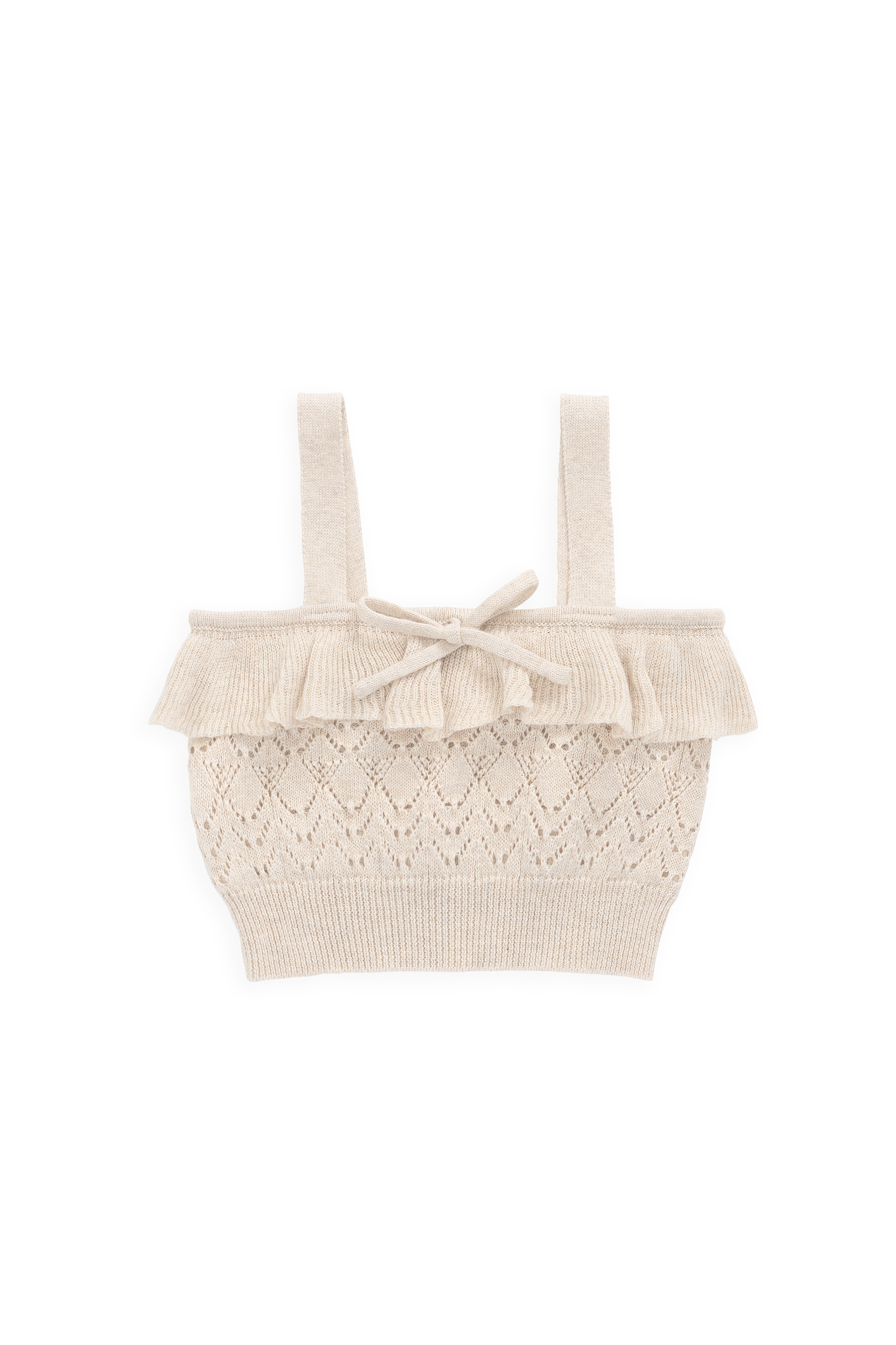 Melanie Top - Light Oatmeal Marle